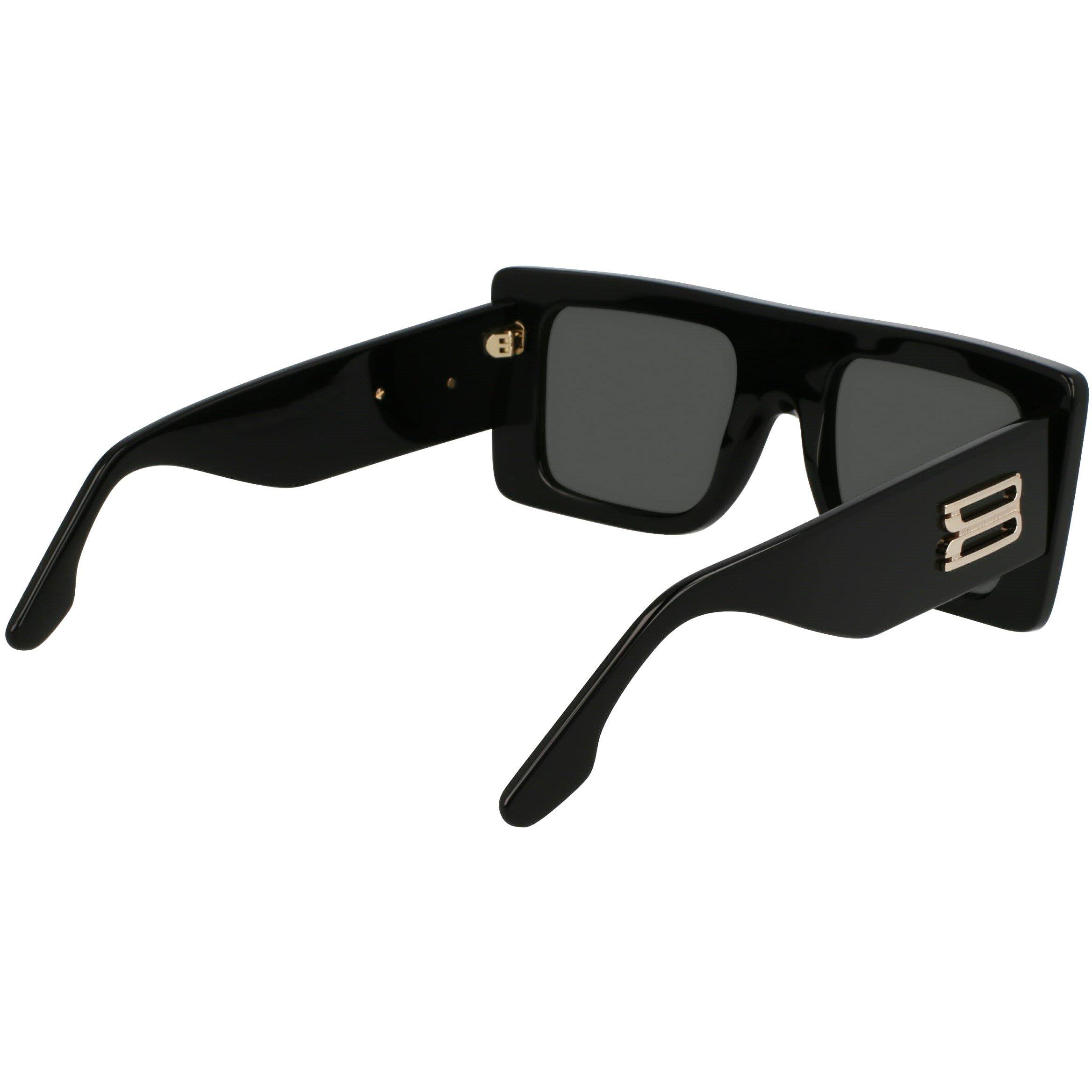 Black - Victoria Beckham - Women's VB677S Rectangle Sunglasses - 6