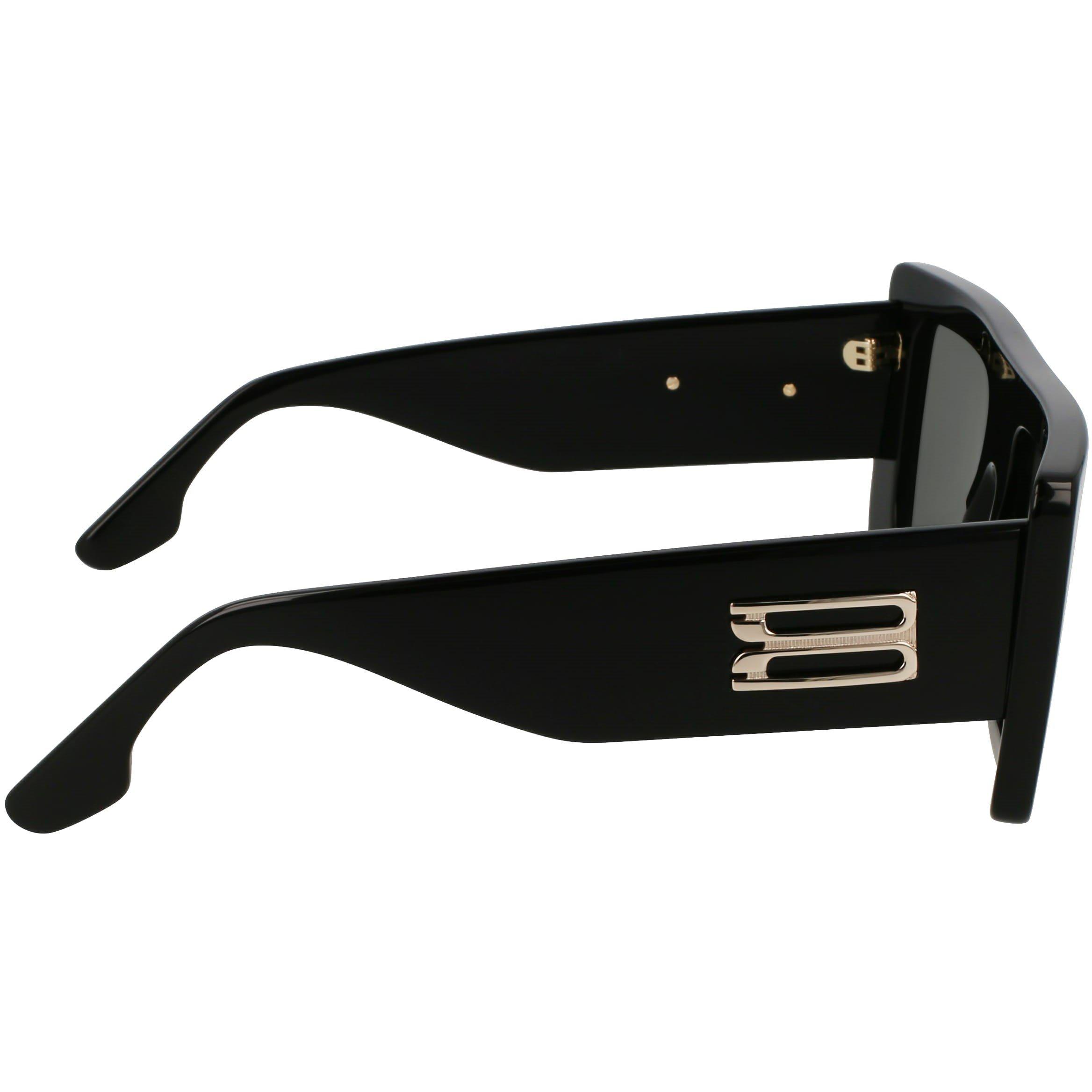 Black - Victoria Beckham - Women's VB677S Rectangle Sunglasses - 7