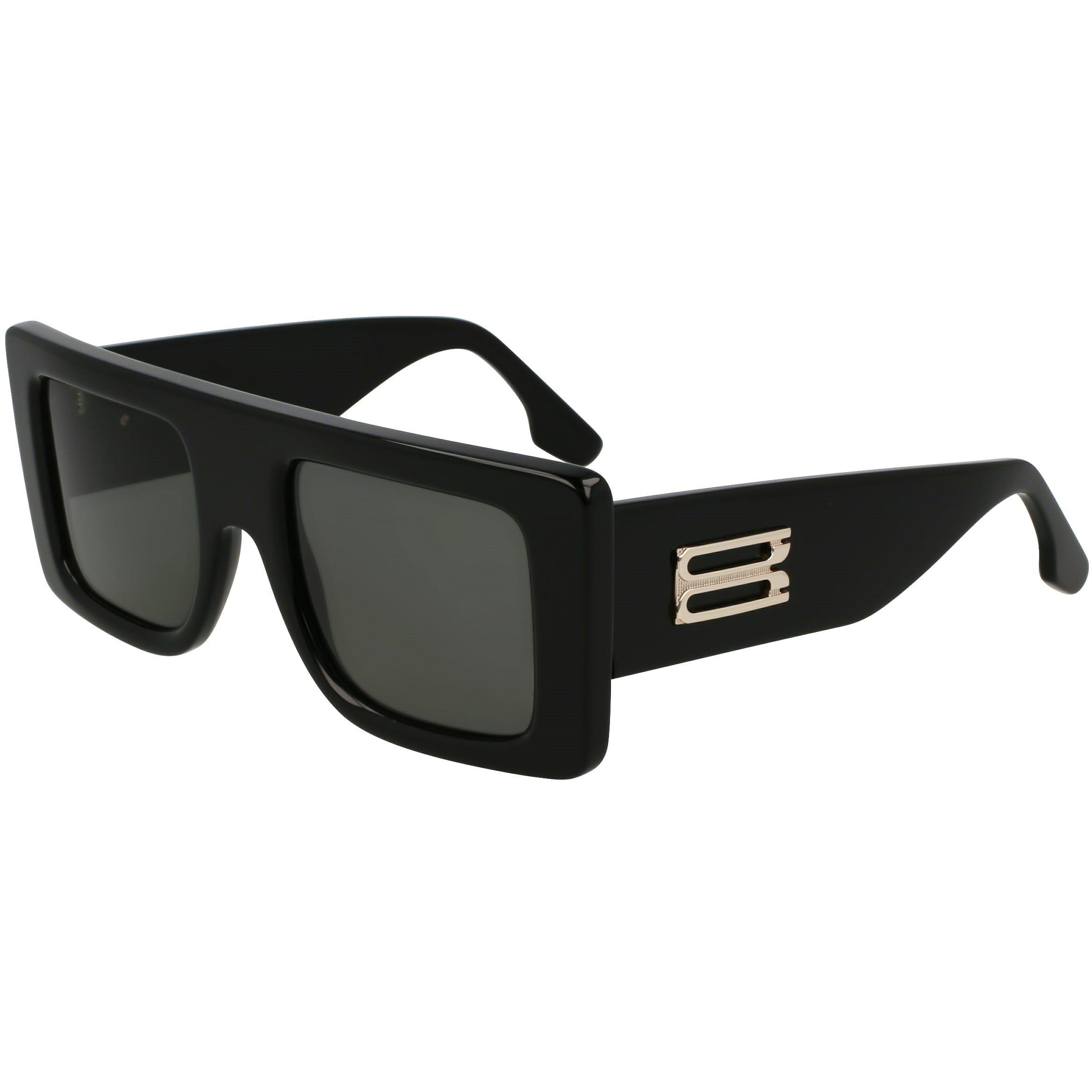 Black - Victoria Beckham - Women's VB677S Rectangle Sunglasses - 9