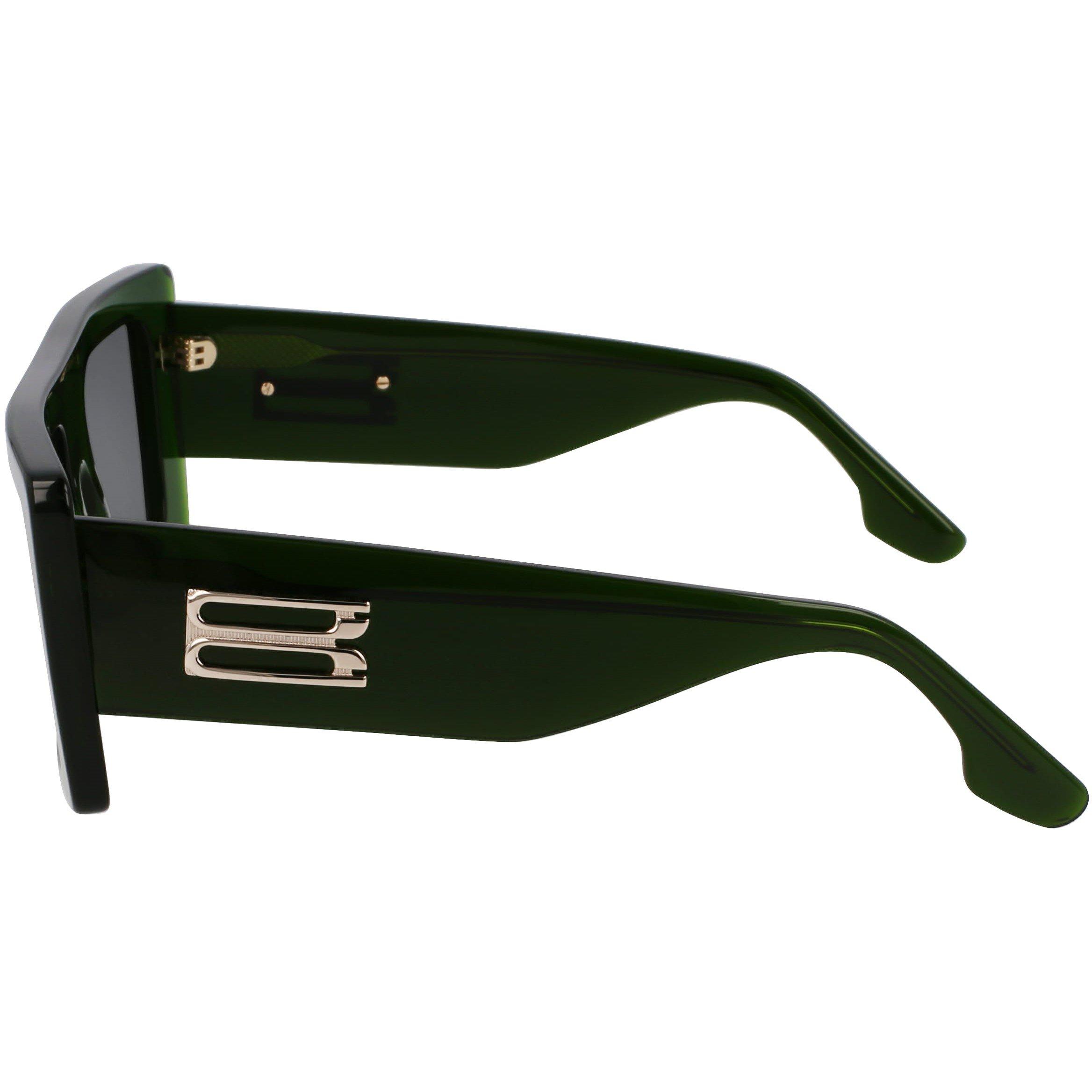 Green - Victoria Beckham - Women's VB677S Rectangle Sunglasses - 3
