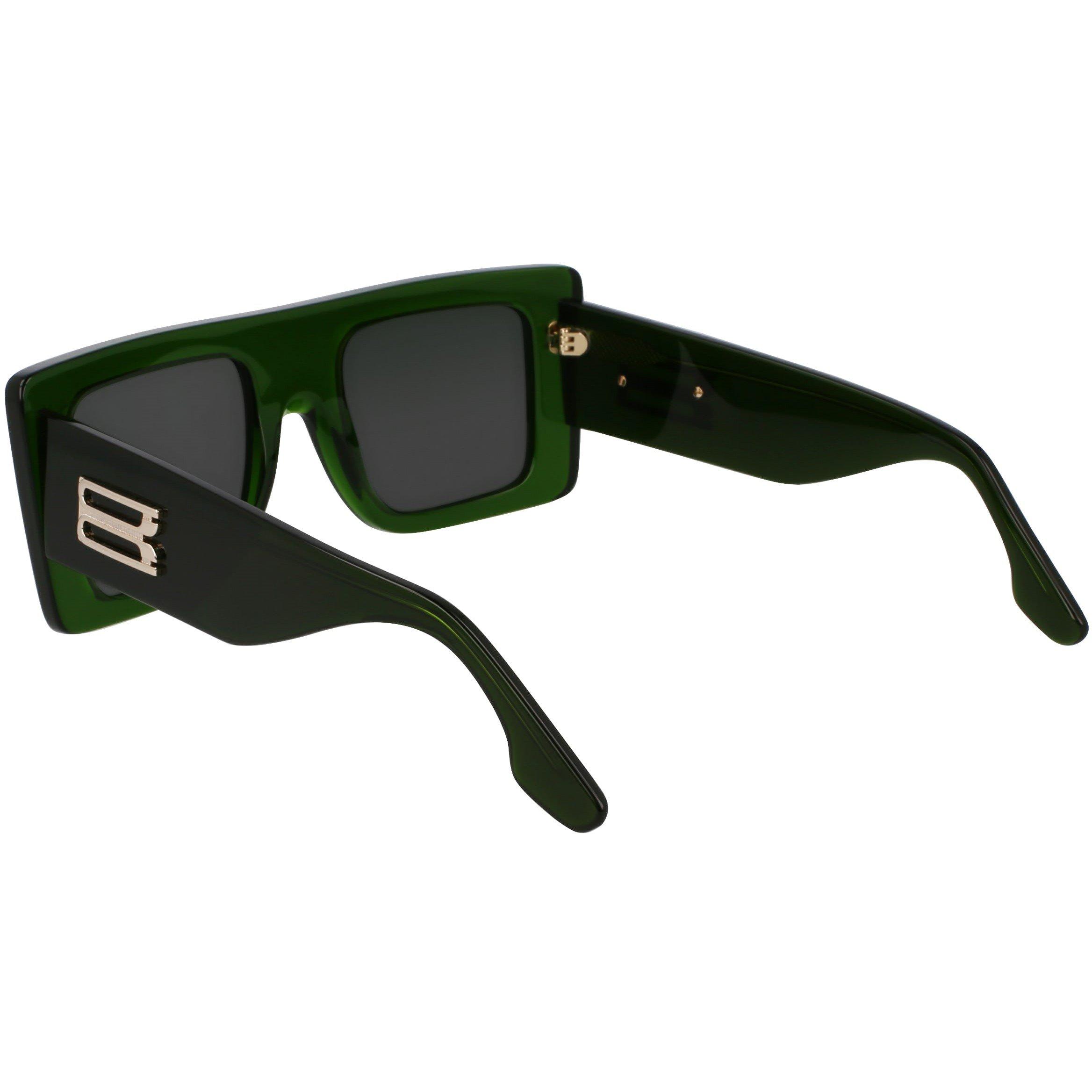 Green - Victoria Beckham - Women's VB677S Rectangle Sunglasses - 4