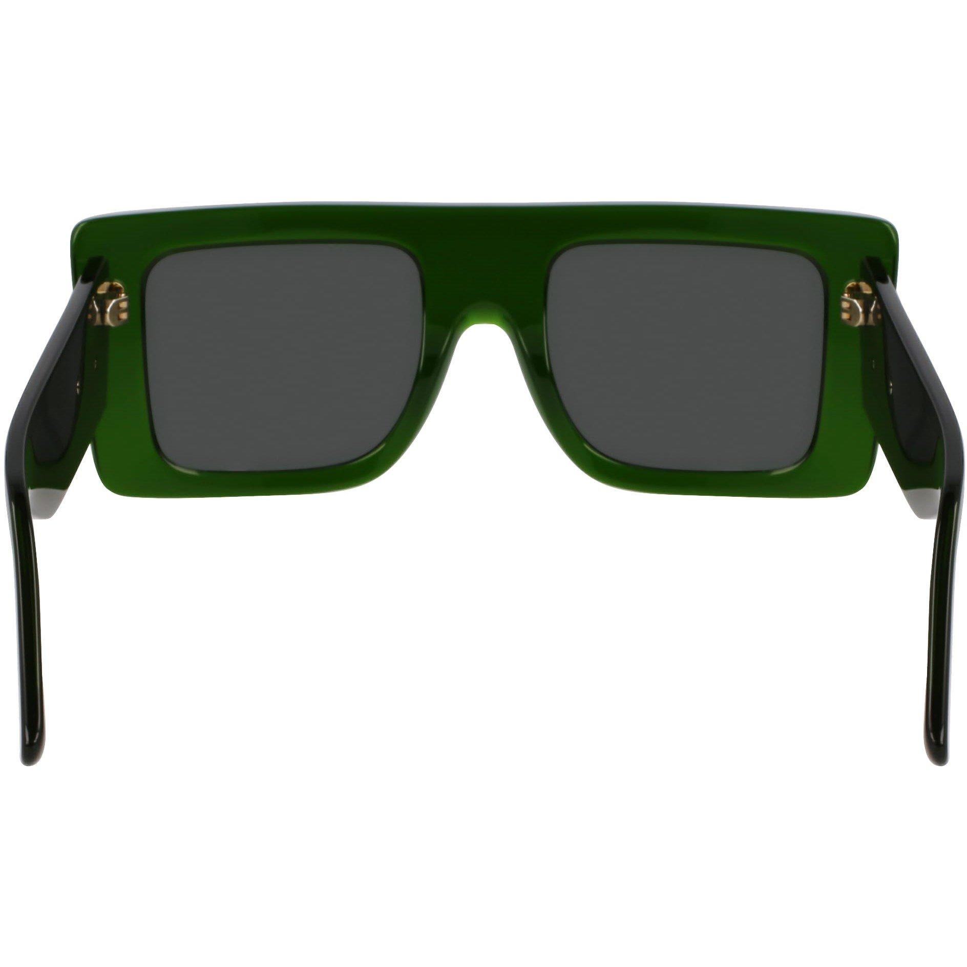 Green - Victoria Beckham - Women's VB677S Rectangle Sunglasses - 5