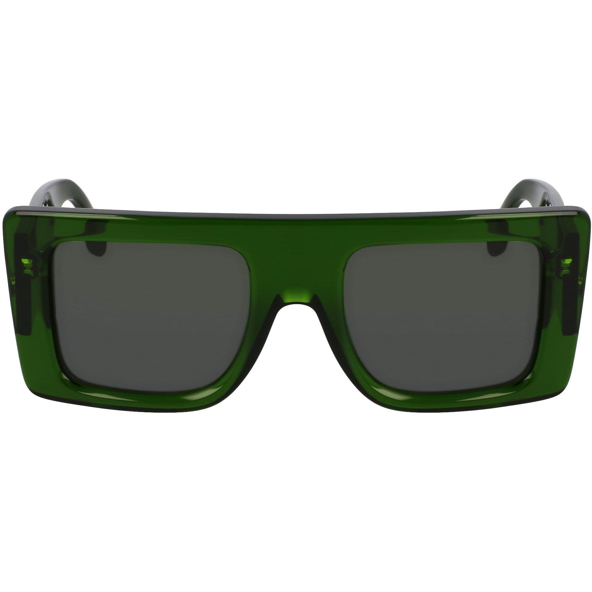 Green - Victoria Beckham - Women's VB677S Rectangle Sunglasses - 8