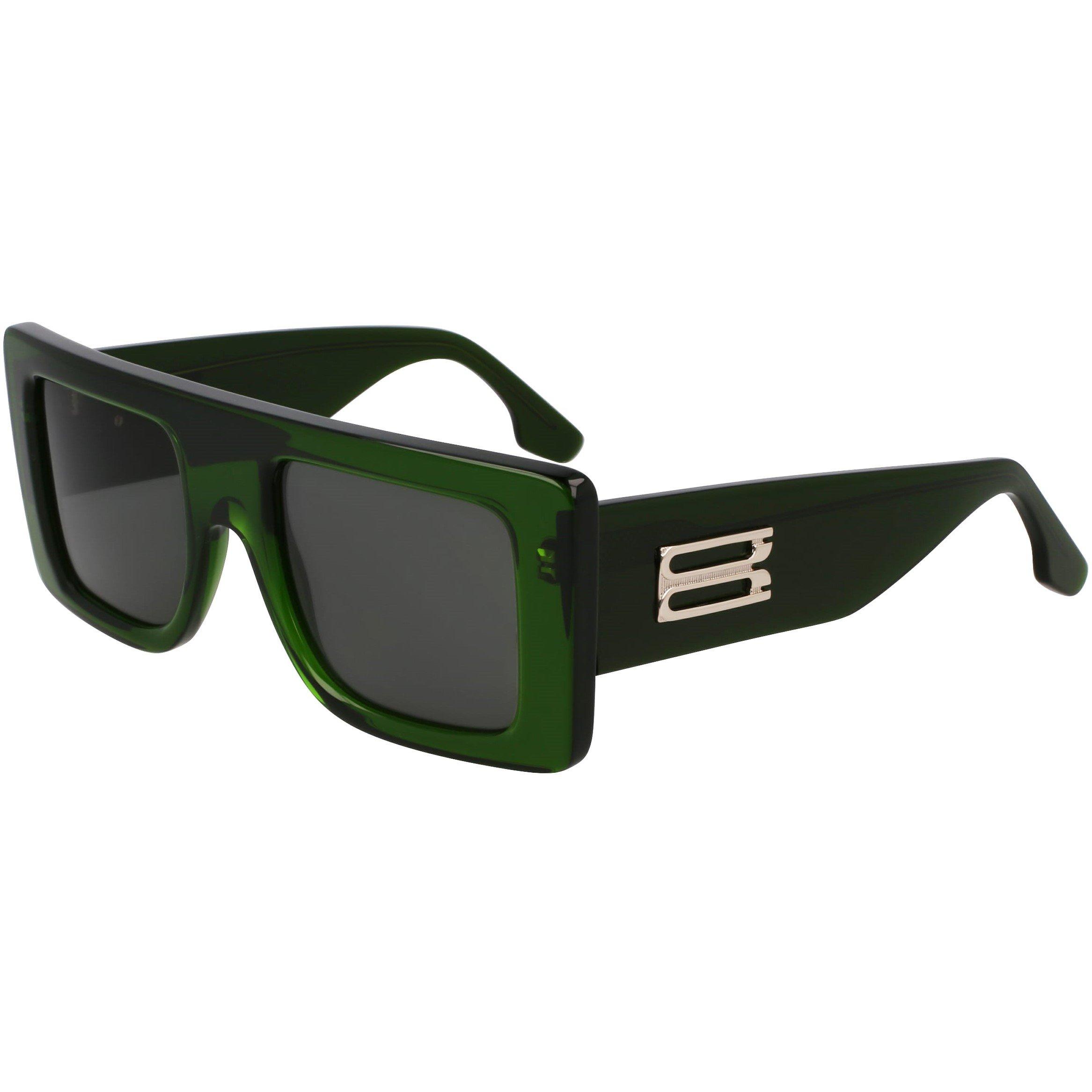 Green - Victoria Beckham - Women's VB677S Rectangle Sunglasses - 9