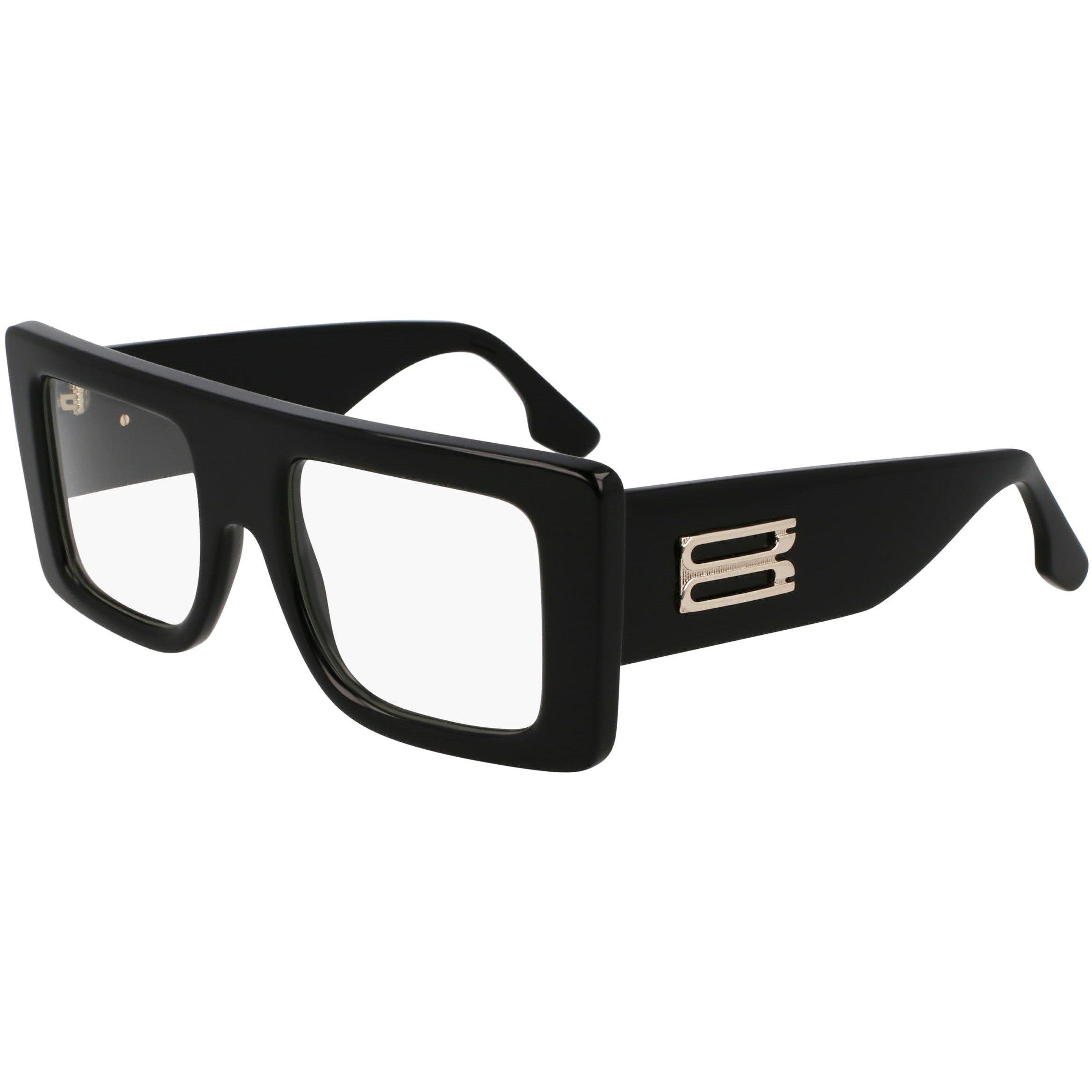 Black Clear - Victoria Beckham - Women's VB677S Rectangle Sunglasses - 9