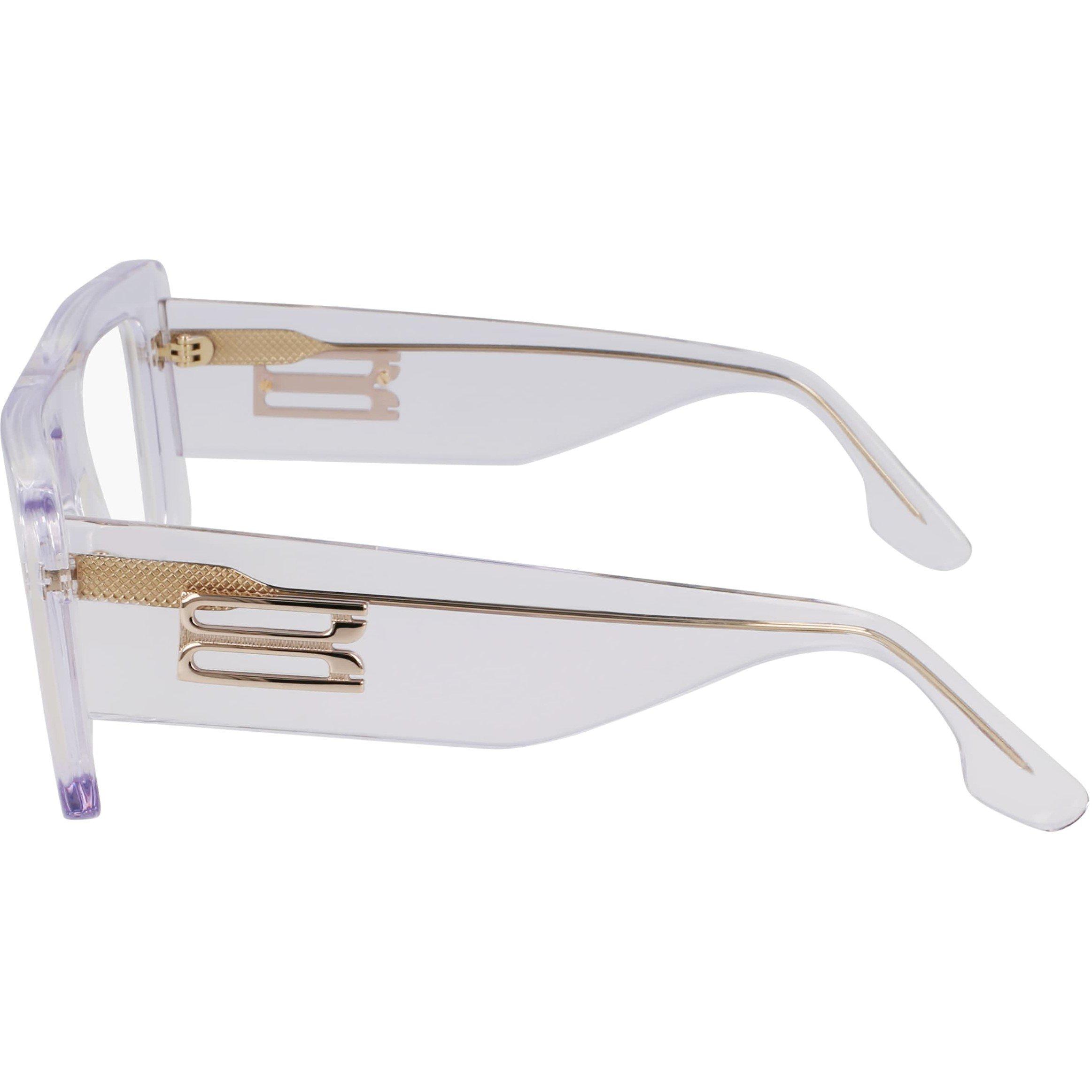 Crystal Clear - Victoria Beckham - Women's VB677S Rectangle Sunglasses - 3