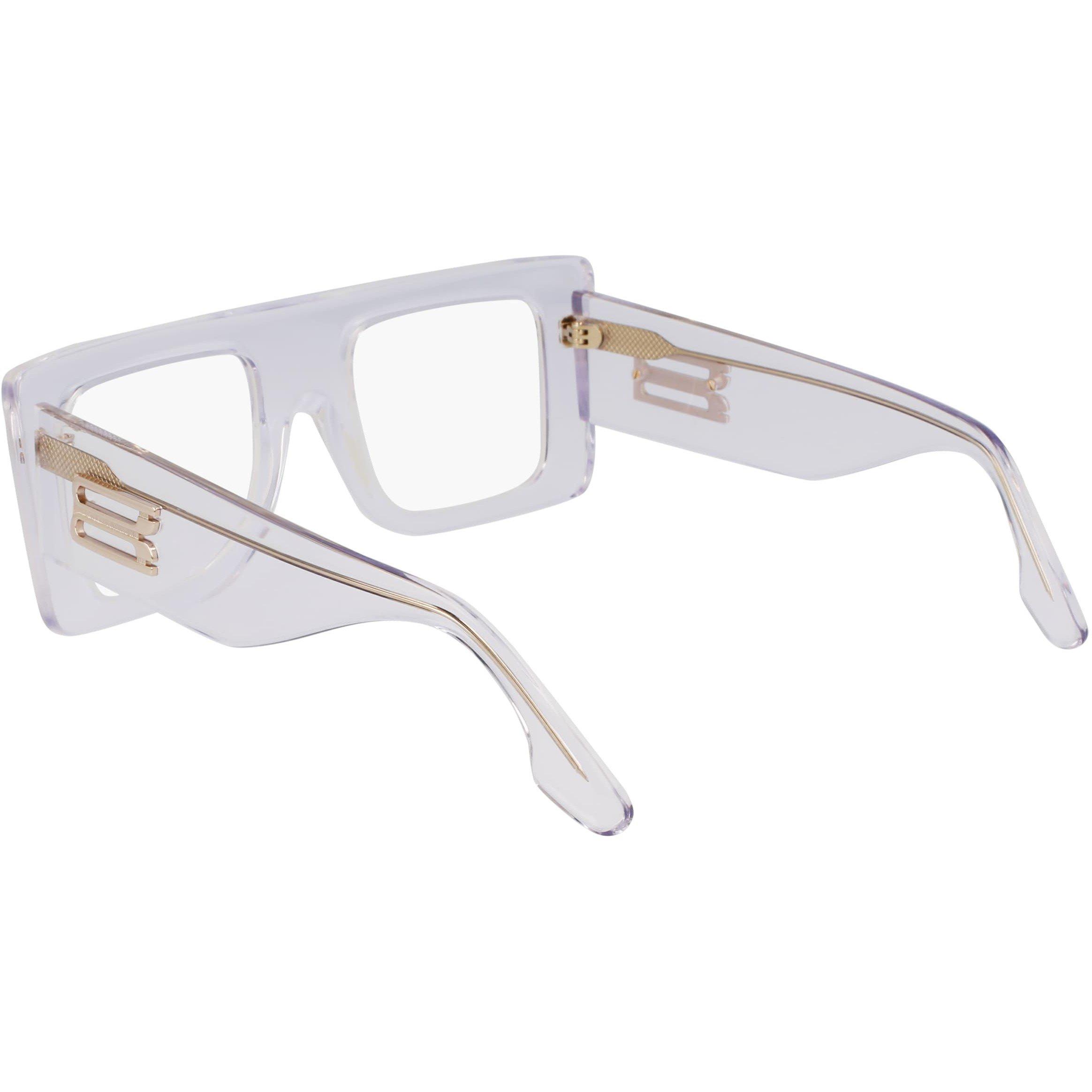 Crystal Clear - Victoria Beckham - Women's VB677S Rectangle Sunglasses - 4