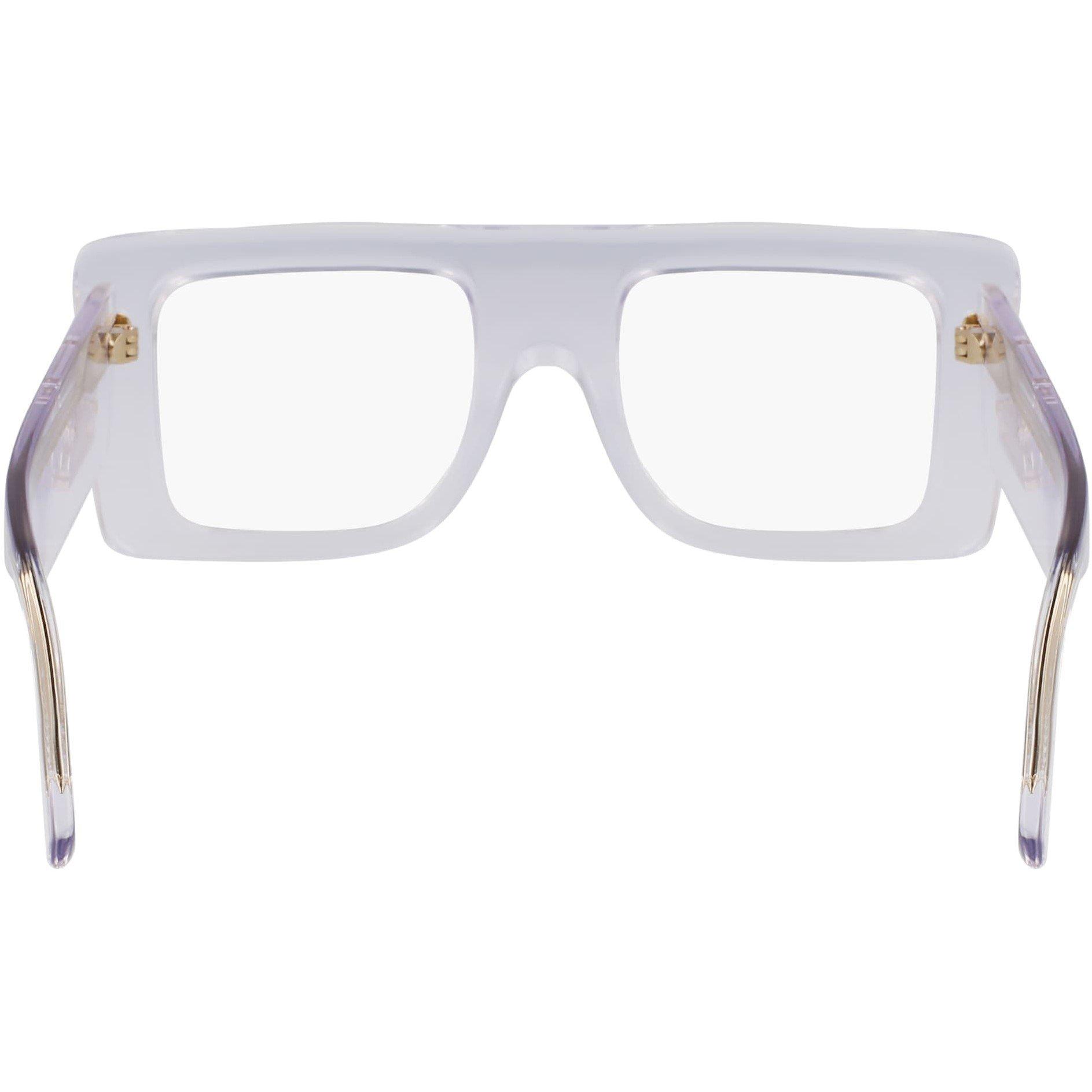 Crystal Clear - Victoria Beckham - Women's VB677S Rectangle Sunglasses - 5