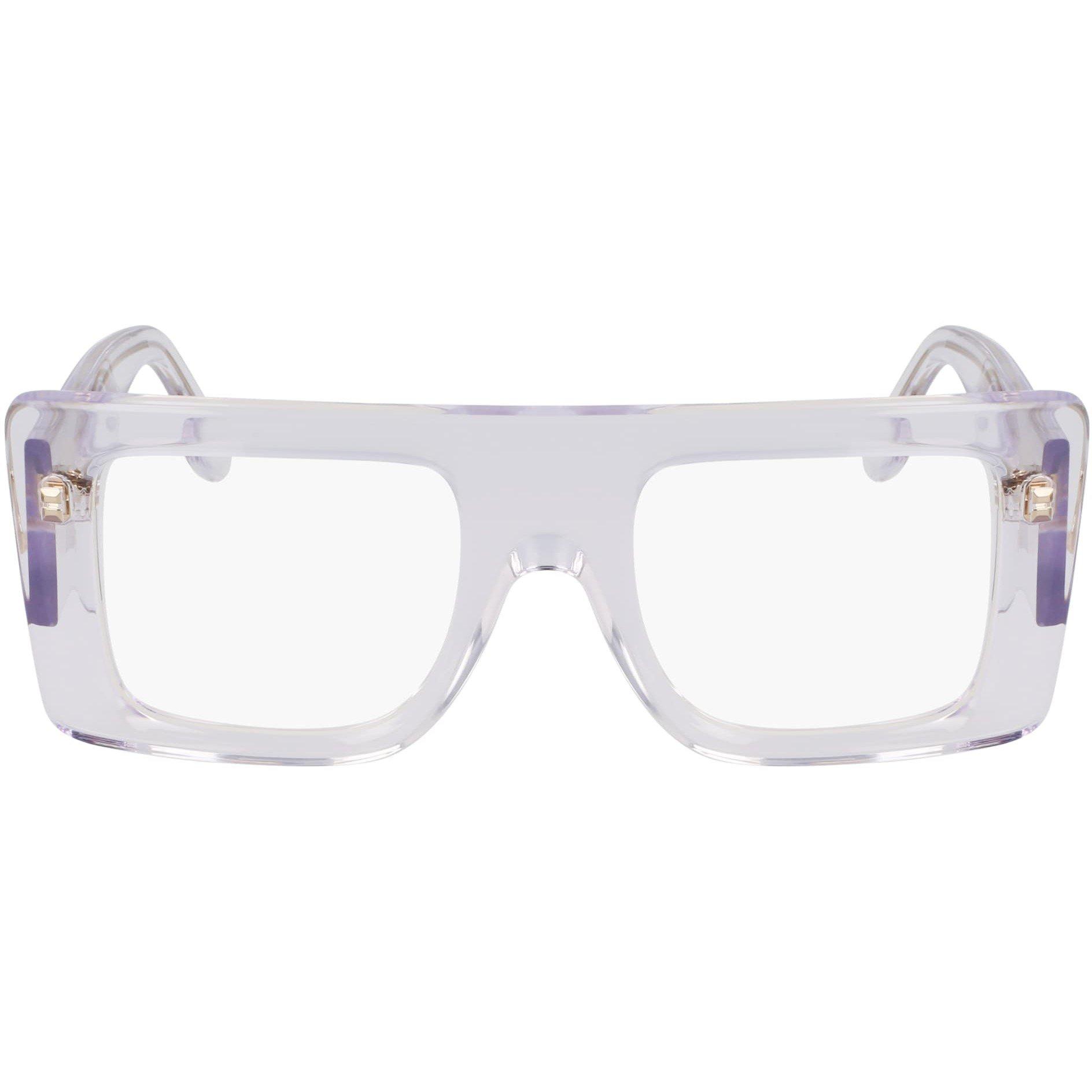Crystal Clear - Victoria Beckham - Women's VB677S Rectangle Sunglasses - 8