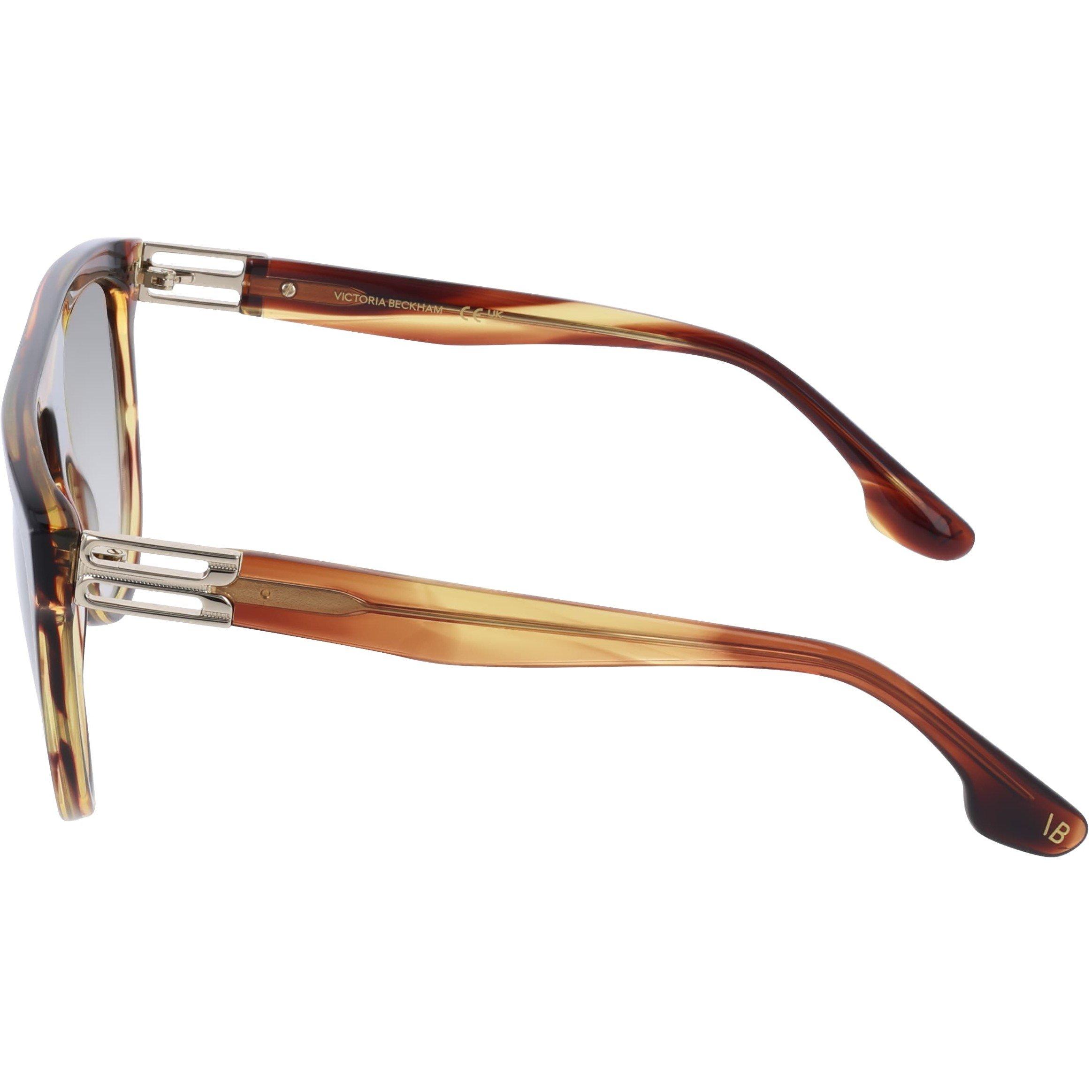 Striped Brown - Victoria Beckham - Women's VB680S Sunglasses - 3