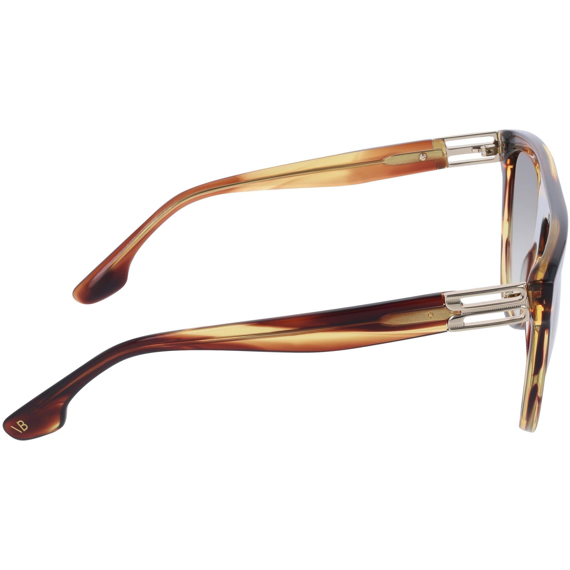 Striped Brown - Victoria Beckham - Women's VB680S Sunglasses - 7