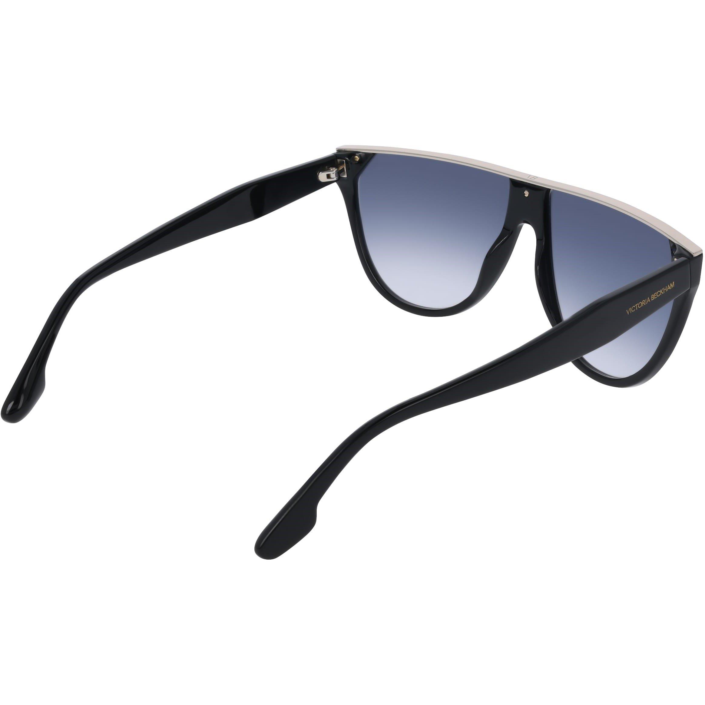 Black - Victoria Beckham - Women's Round Sunglasses - 6