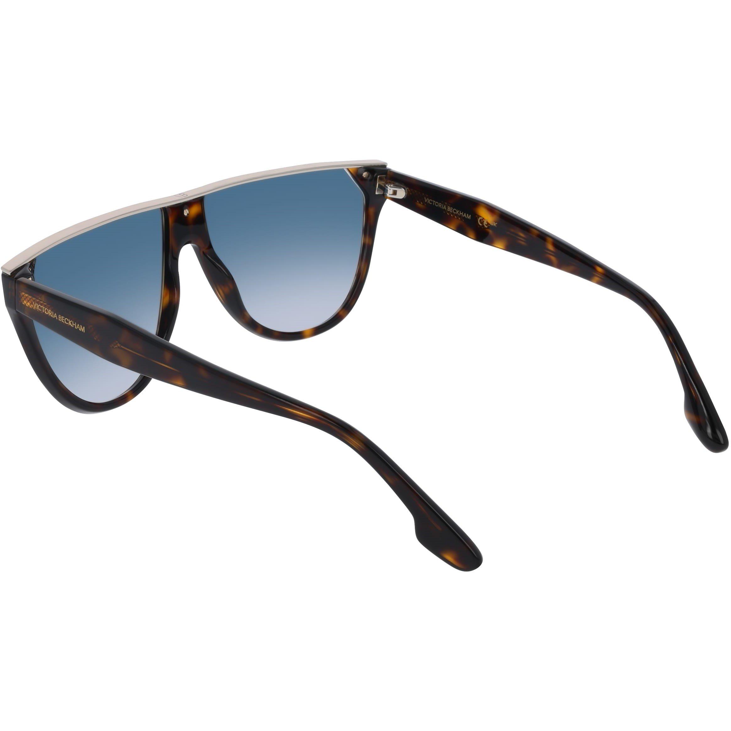 Dark Havana - Victoria Beckham - Women's Round Sunglasses - 4