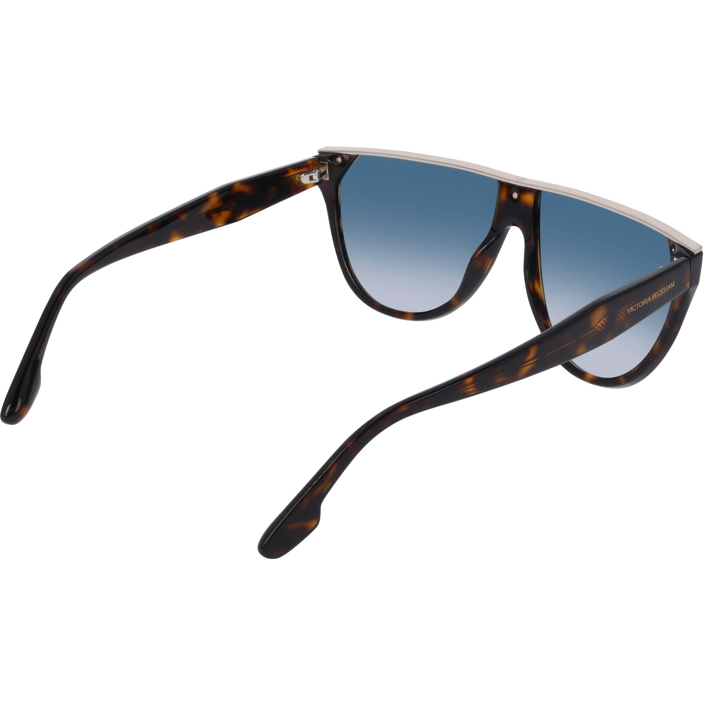 Dark Havana - Victoria Beckham - Women's Round Sunglasses - 6