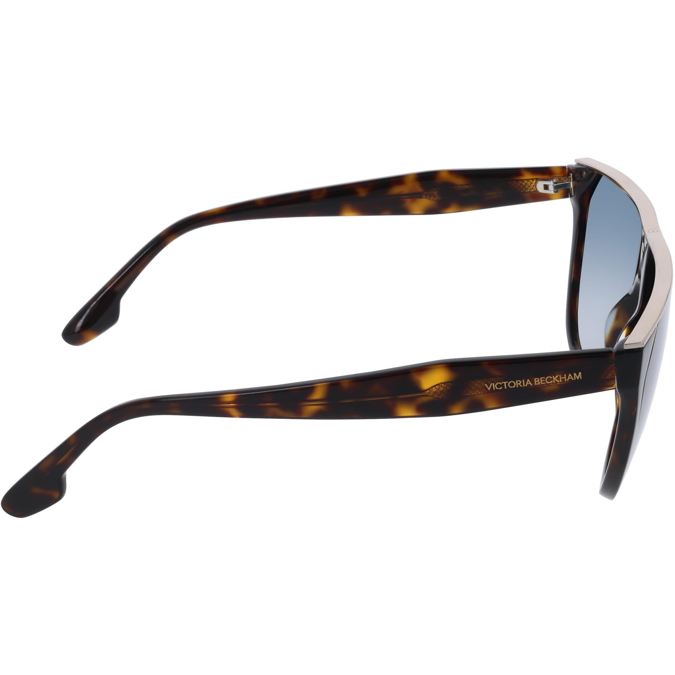 Dark Havana - Victoria Beckham - Women's Round Sunglasses - 7