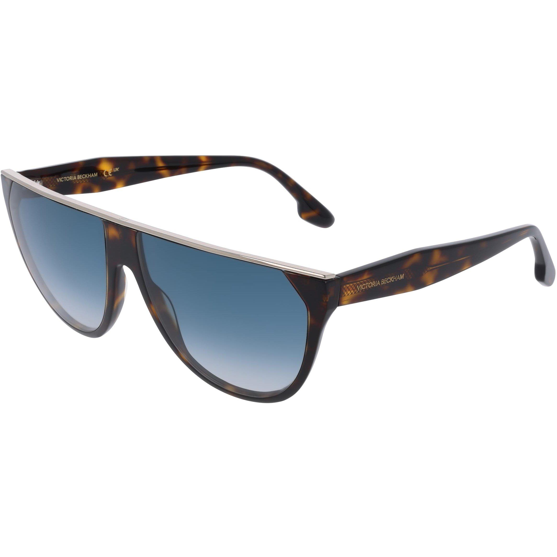 Dark Havana - Victoria Beckham - Women's Round Sunglasses - 9