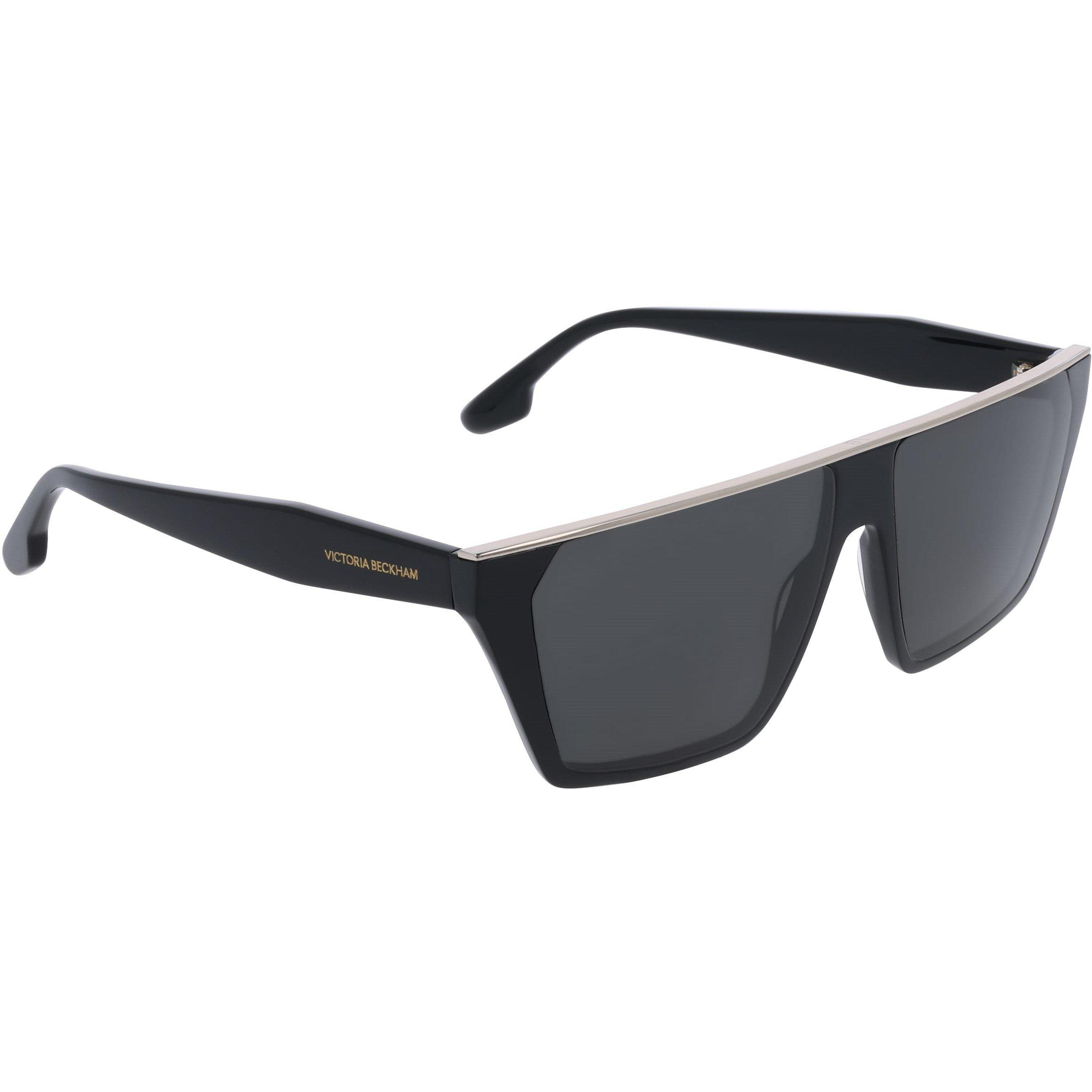 Black - Victoria Beckham - Women's VB683S Rectangle Sunglasses - 2