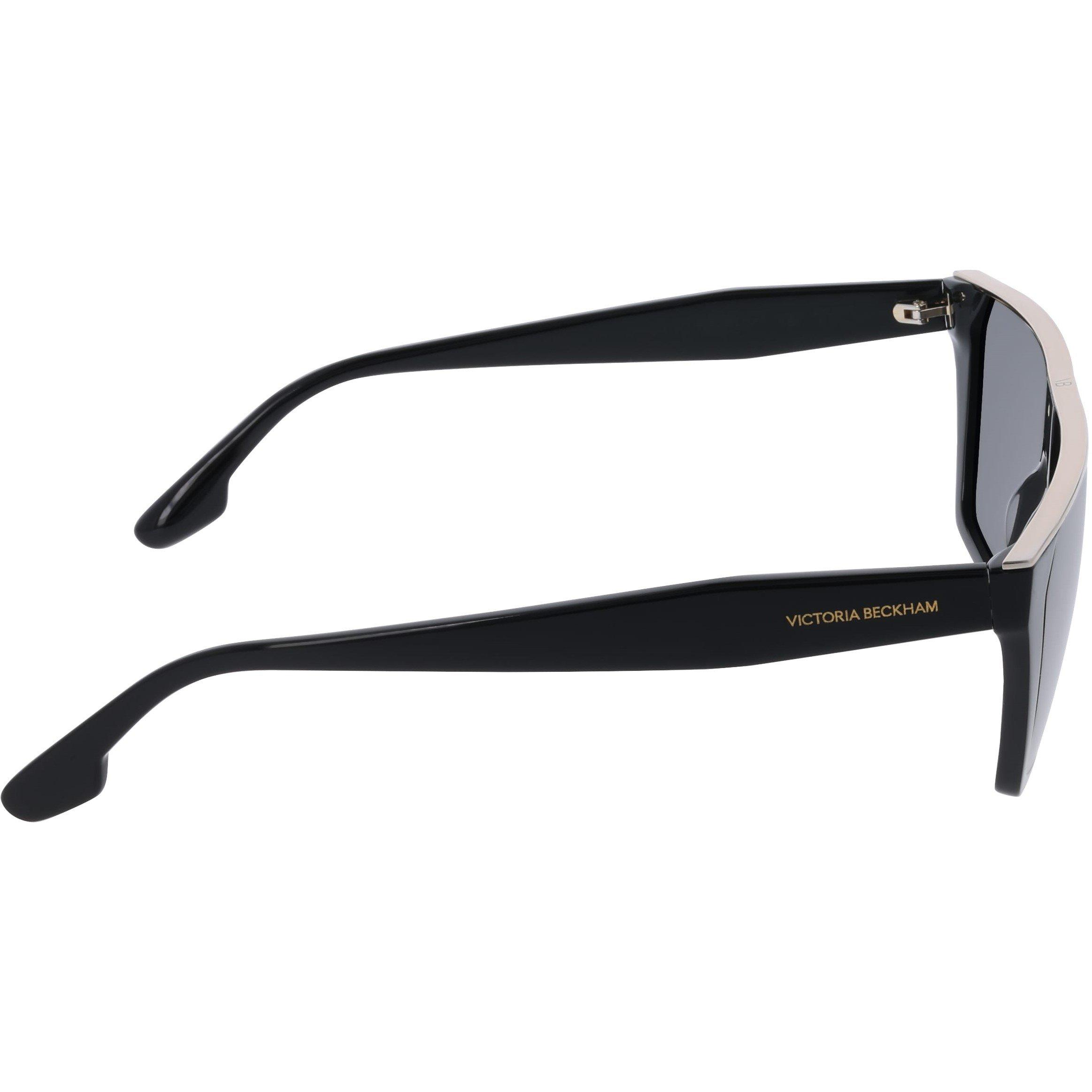 Black - Victoria Beckham - Women's VB683S Rectangle Sunglasses - 7