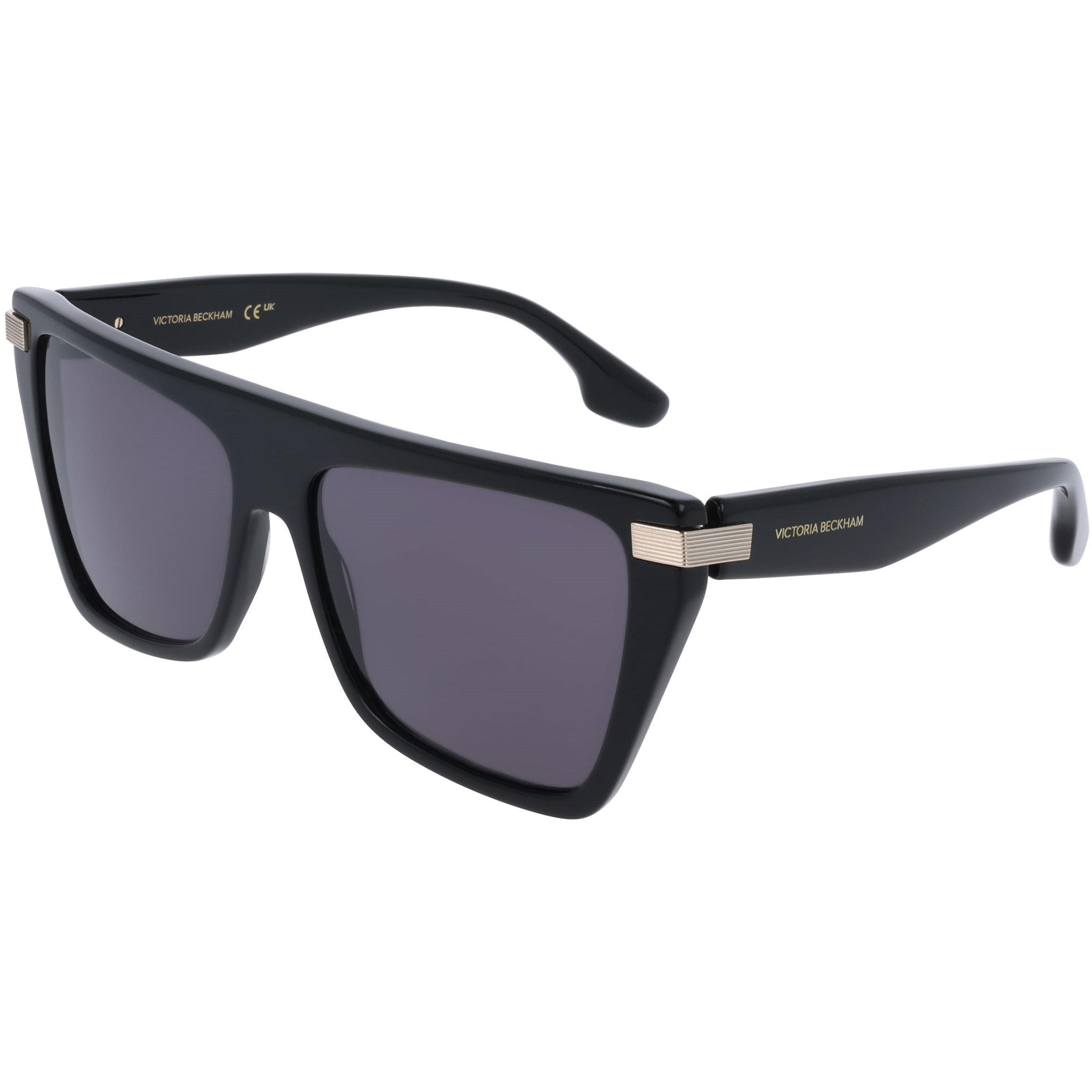 Victoria Beckham Women's VB684S Rectangle Sunglasses - Black - Ladies