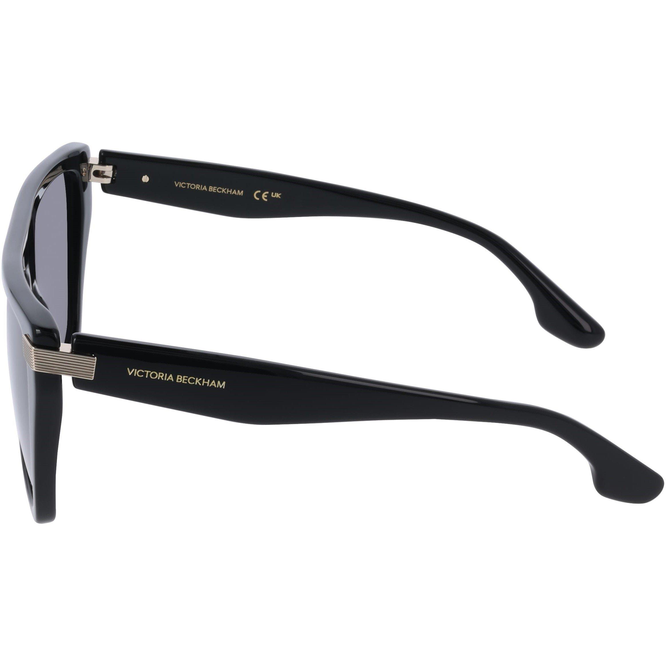 Black - Victoria Beckham - Women's VB684S Rectangle Sunglasses - 3