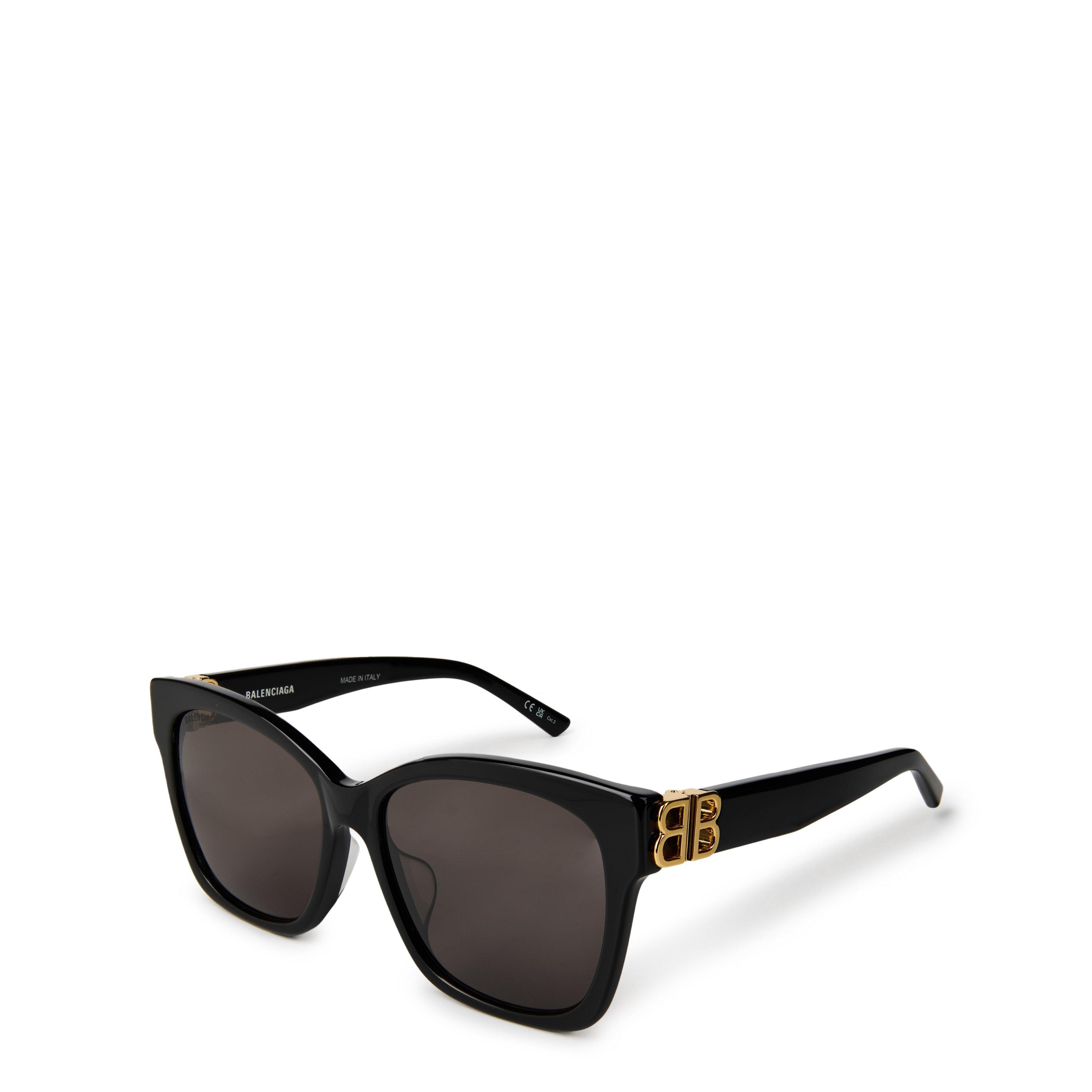 Black - Balenciaga - Dynasty Square Sunglasses - 1