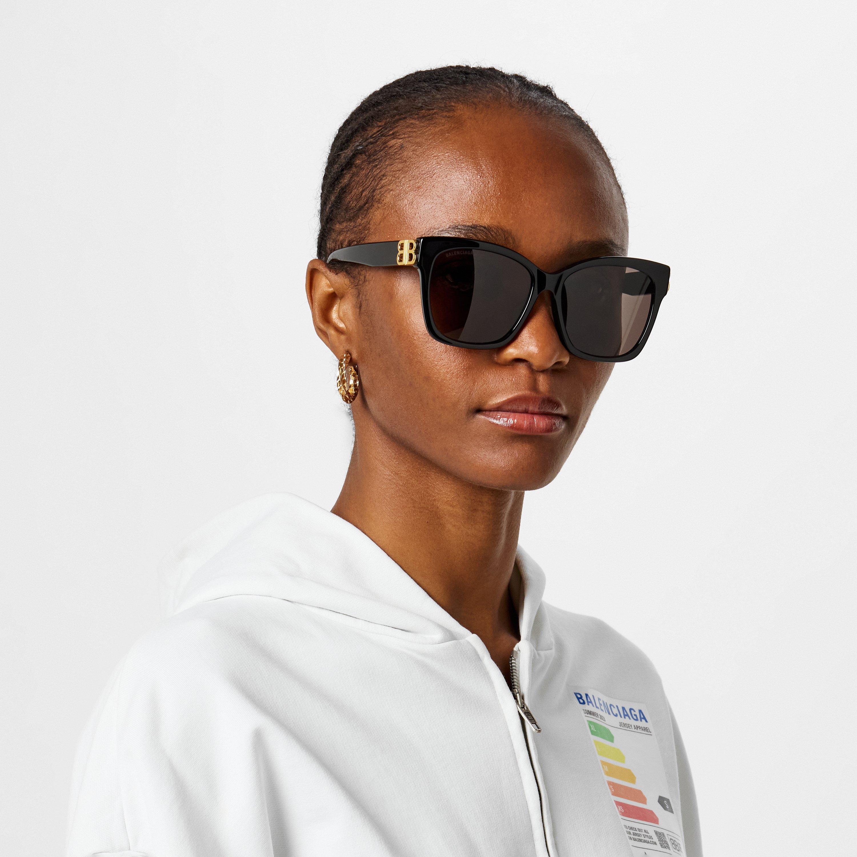 Black - Balenciaga - Dynasty Square Sunglasses - 2