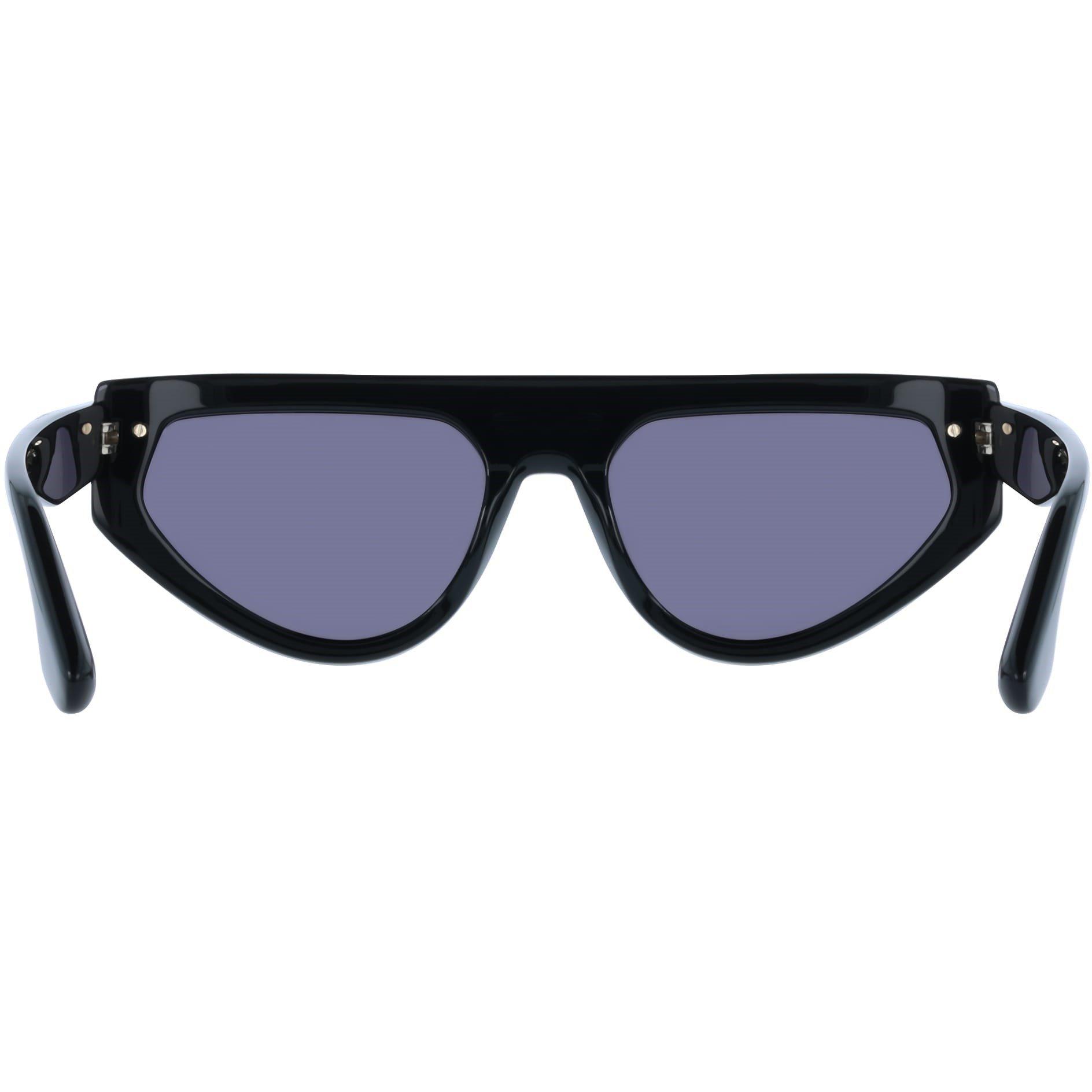 Black - Victoria Beckham - Women's Round Sunglasses - 5