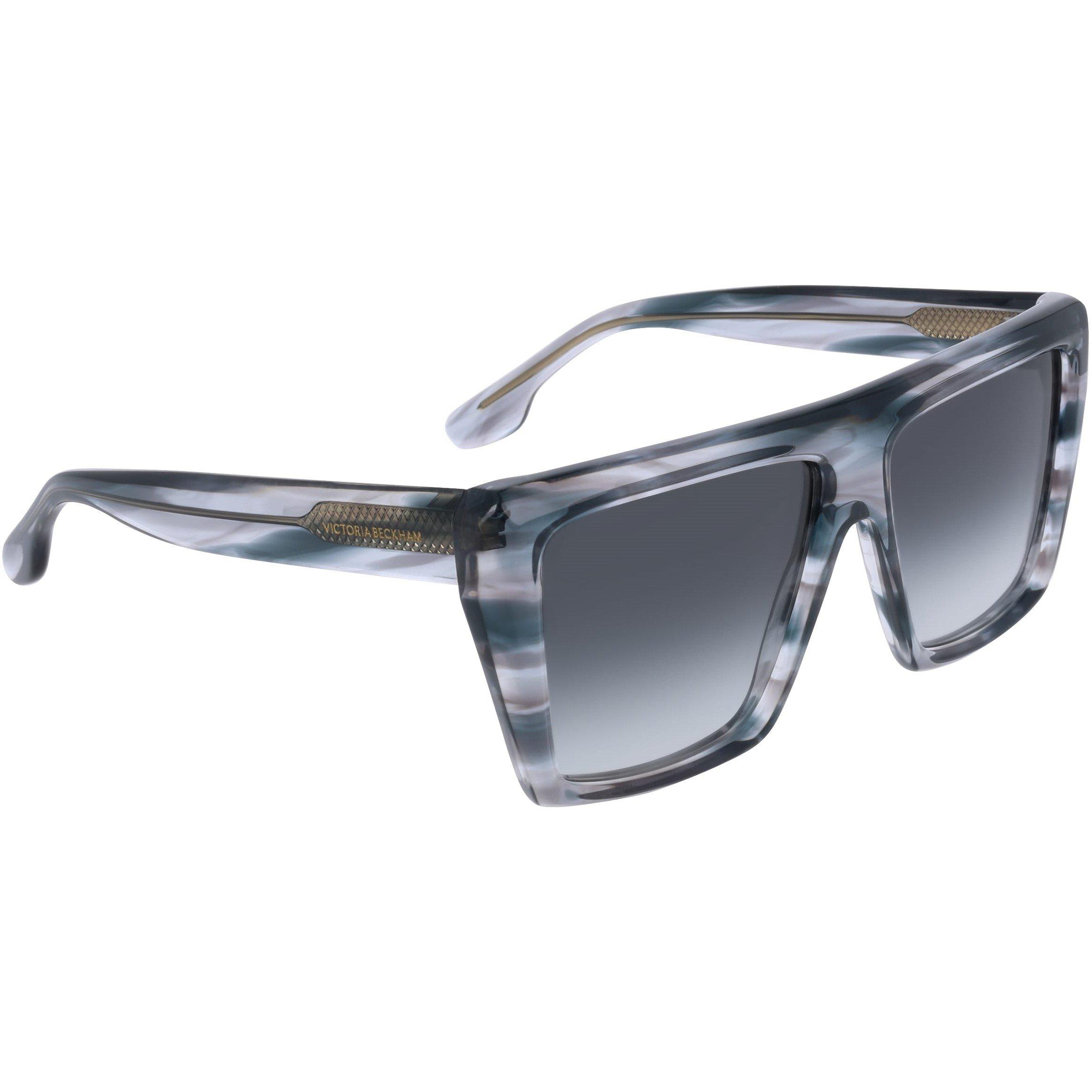 Grey Horn - Victoria Beckham - Women's VB686S Square Sunglasses - 2