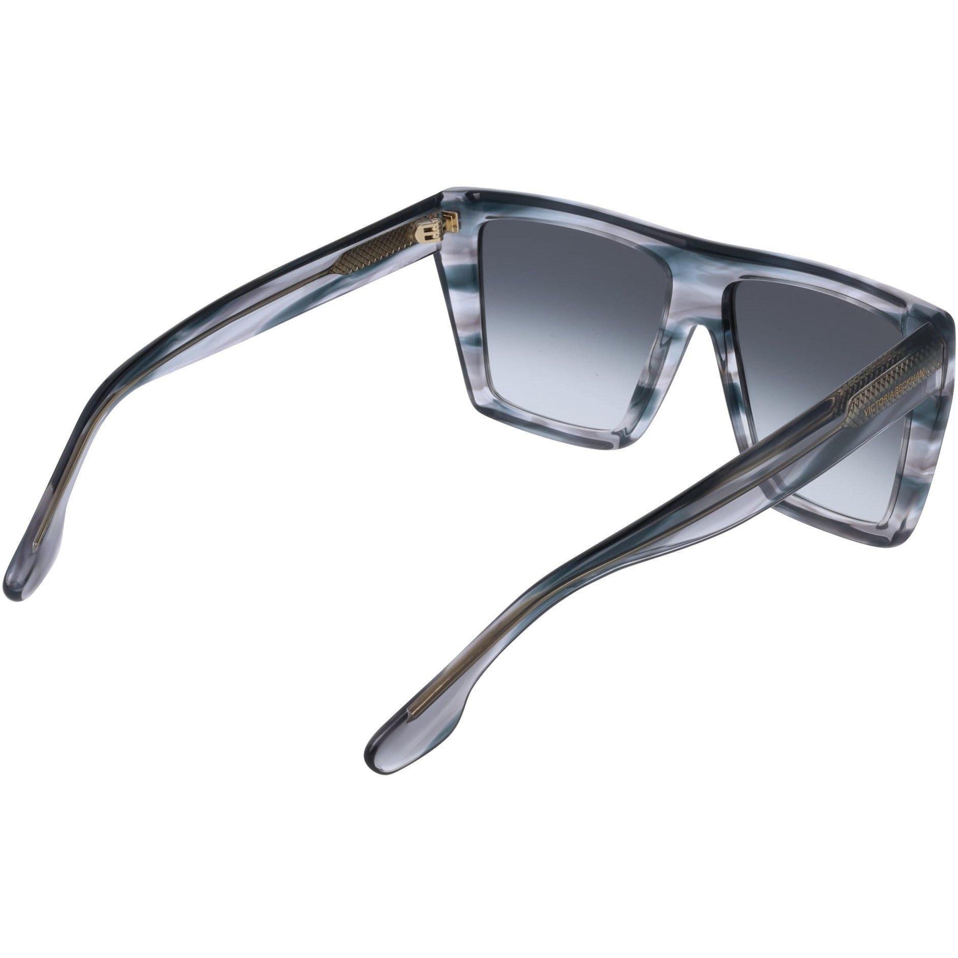 Grey Horn - Victoria Beckham - Women's VB686S Square Sunglasses - 6