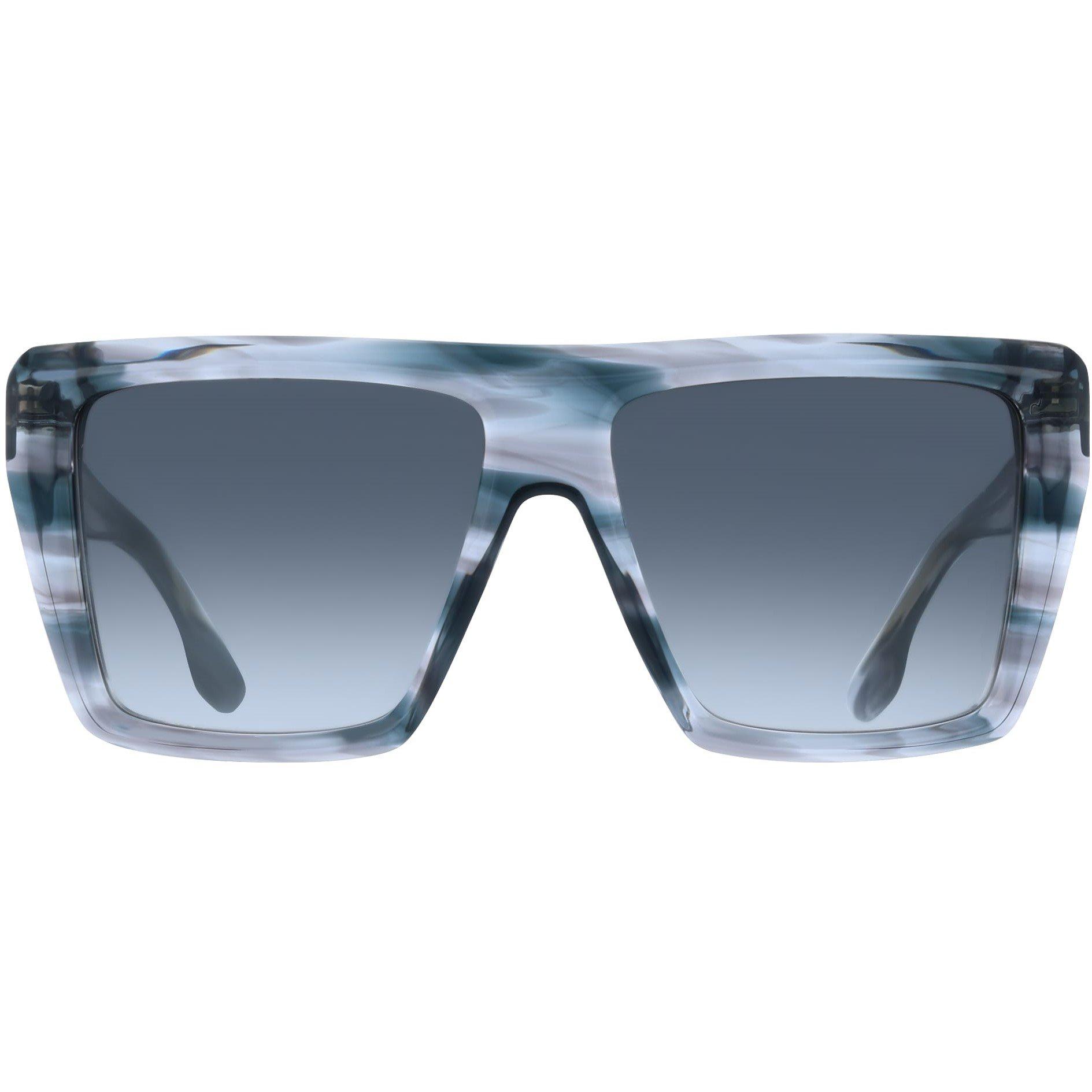 Grey Horn - Victoria Beckham - Women's VB686S Square Sunglasses - 8