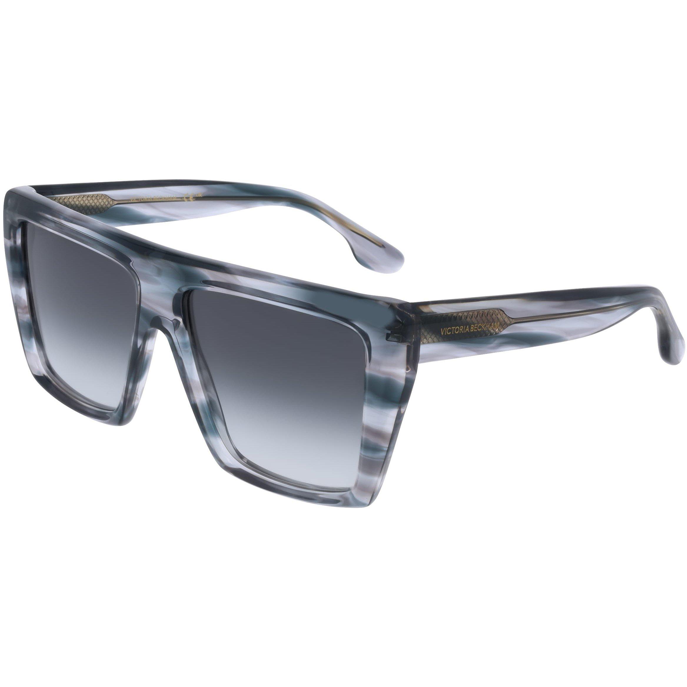 Grey Horn - Victoria Beckham - Women's VB686S Square Sunglasses - 9
