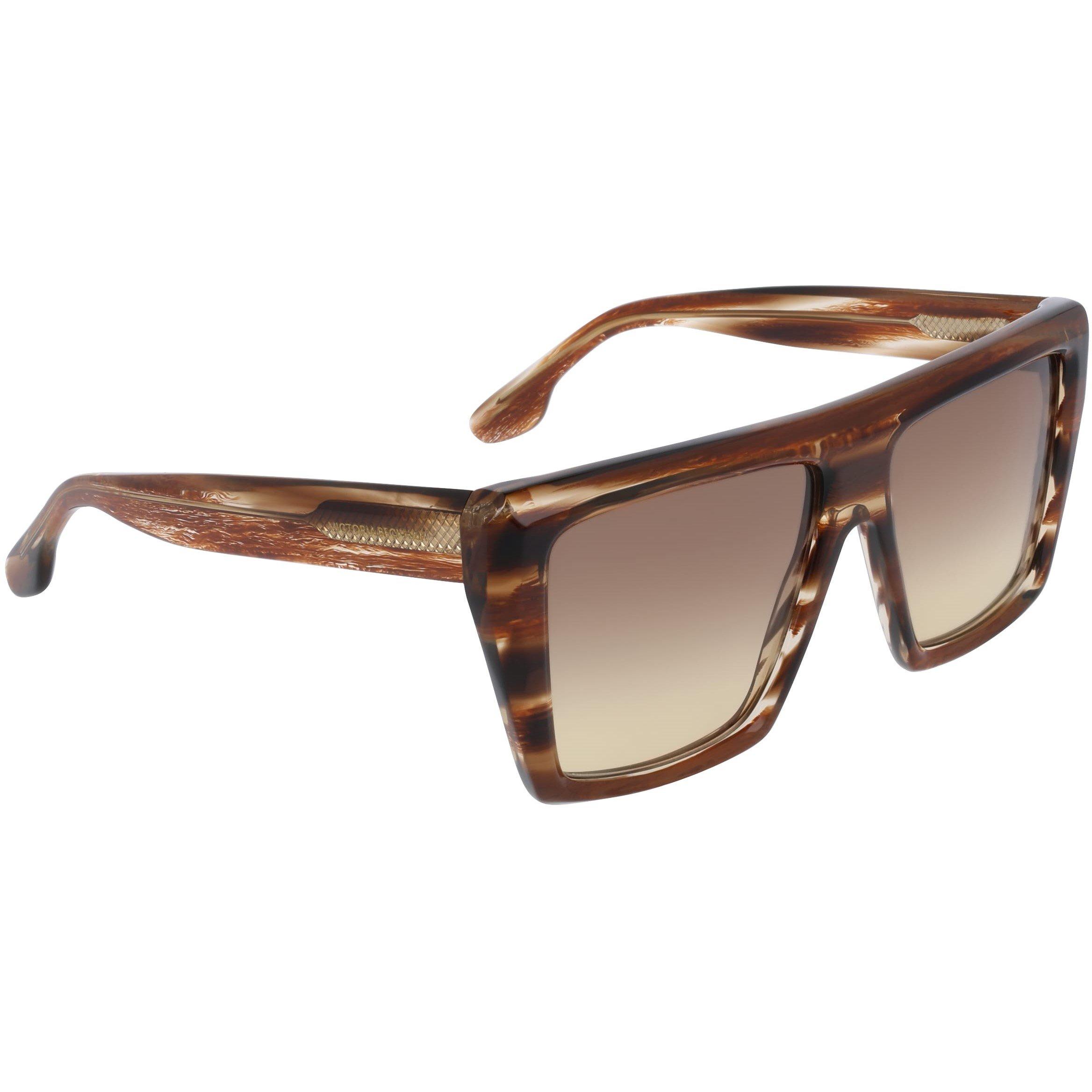 Light Brown - Victoria Beckham - Women's VB686S Square Sunglasses - 2