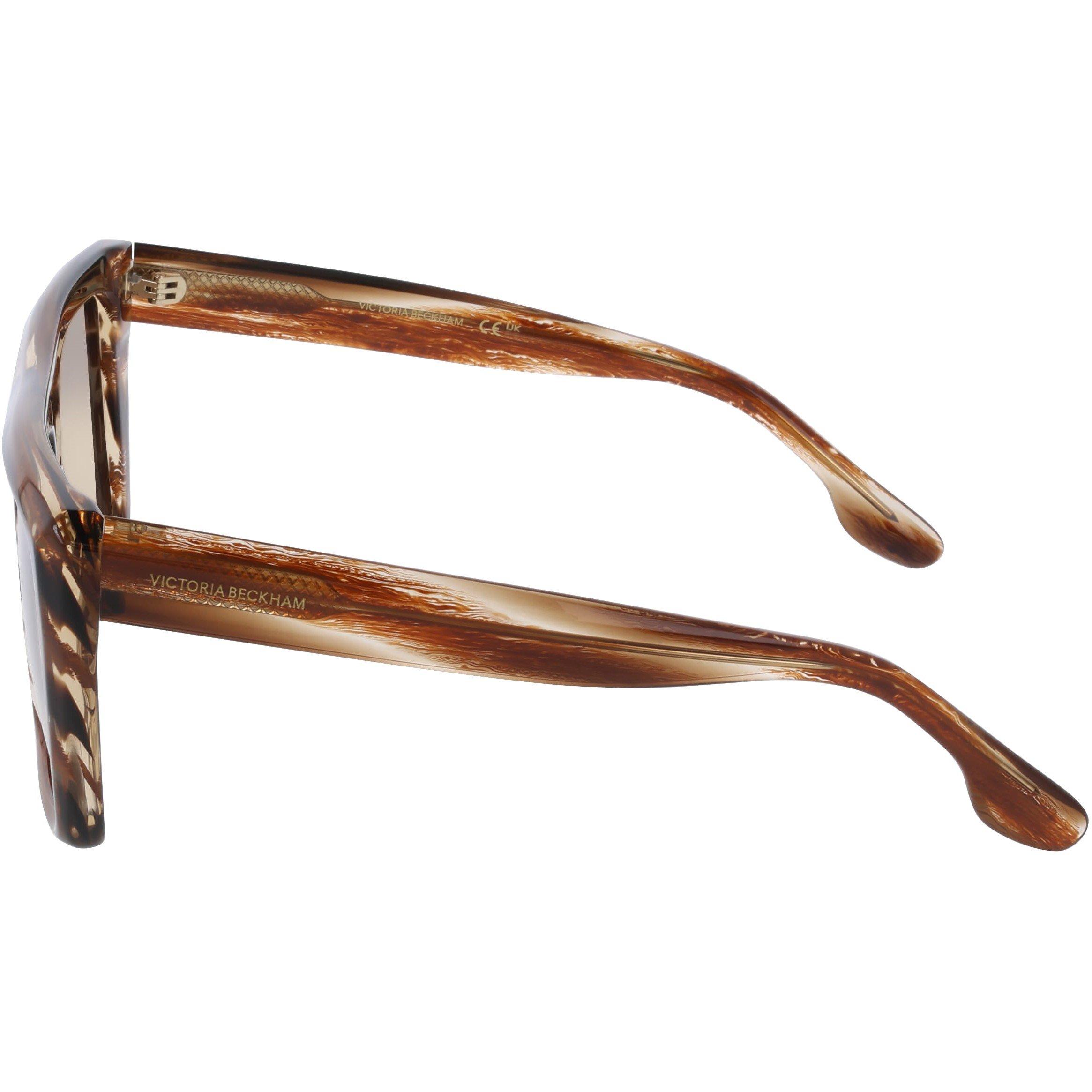 Light Brown - Victoria Beckham - Women's VB686S Square Sunglasses - 3