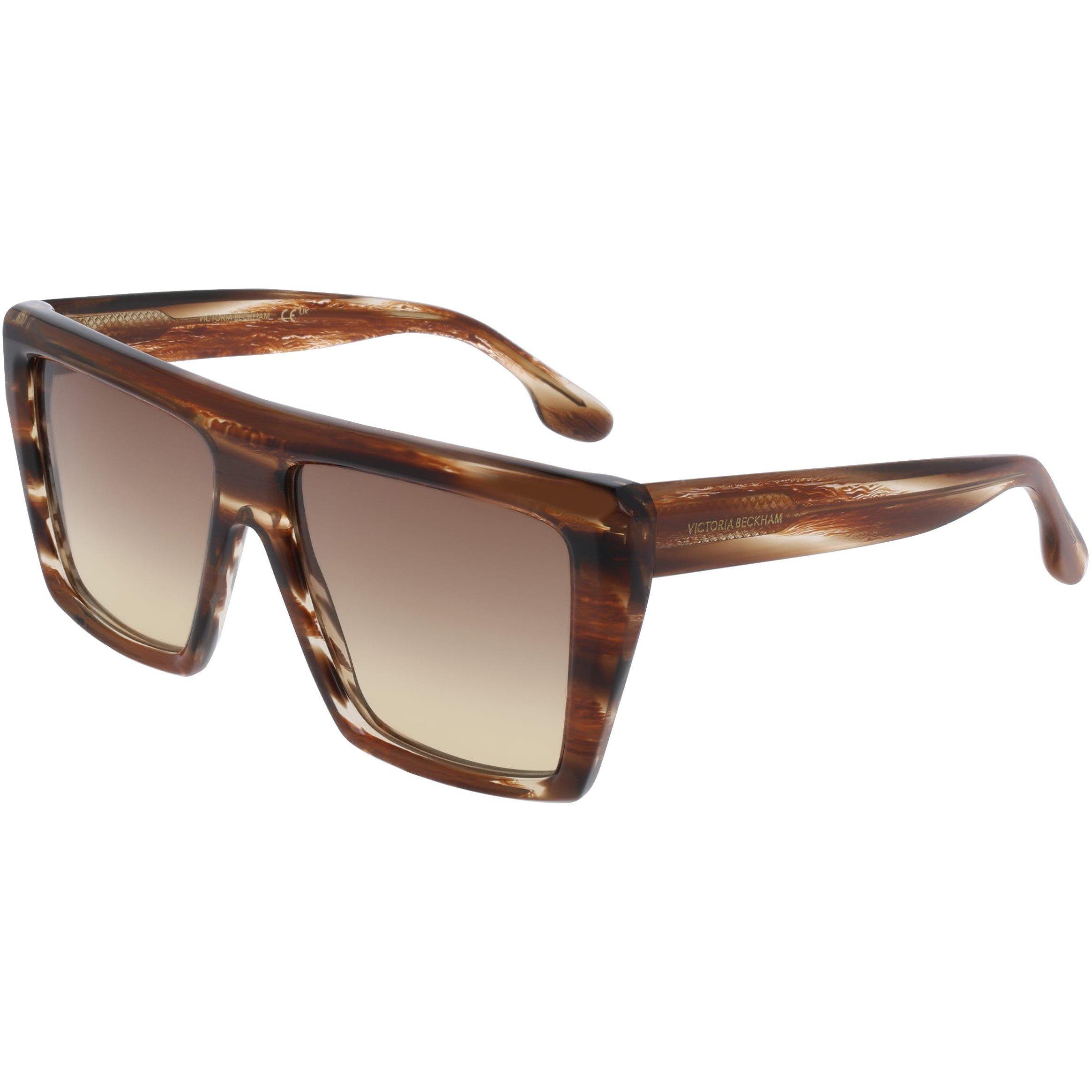 Light Brown - Victoria Beckham - Women's VB686S Square Sunglasses - 9