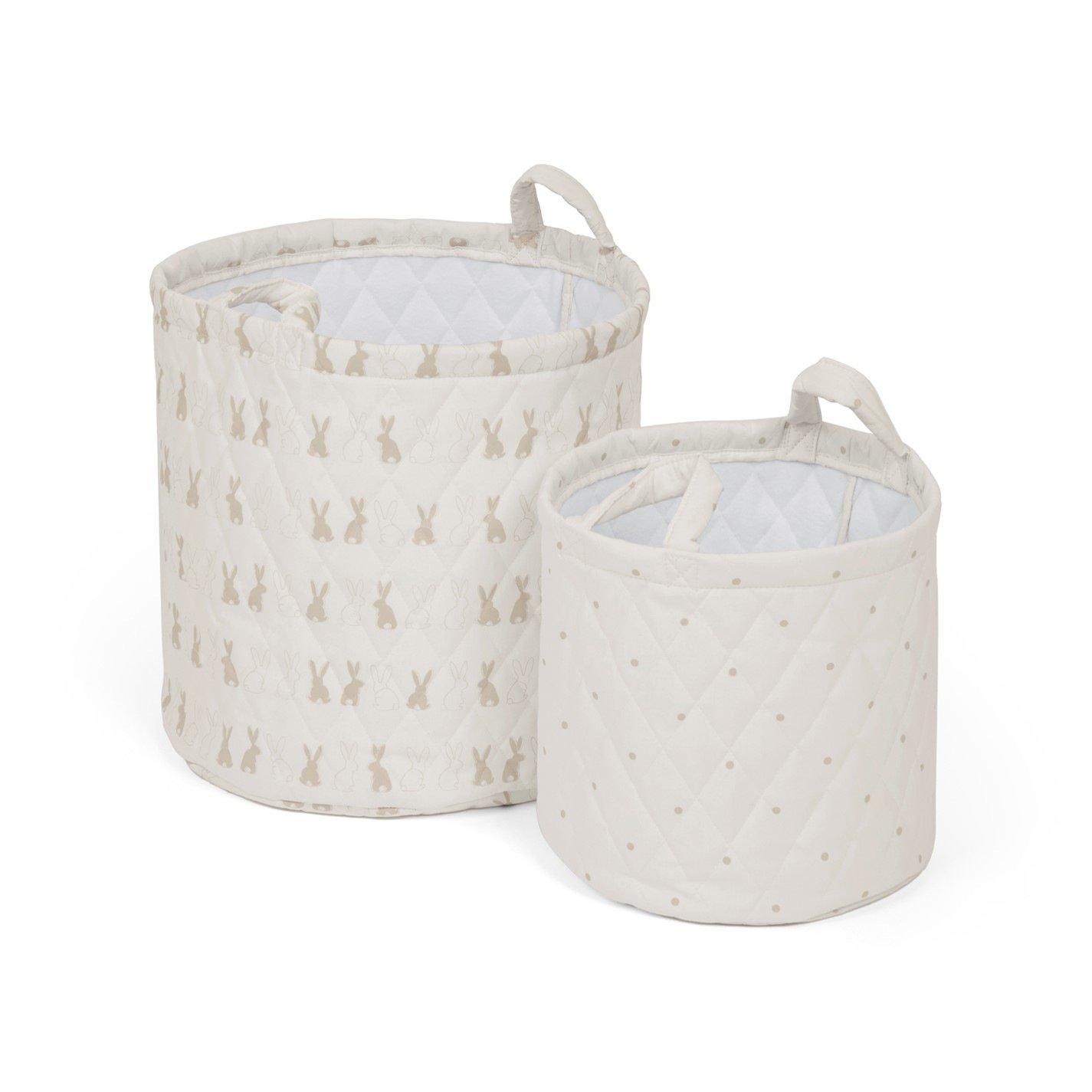 Bunnychino - Ickle Bubba - 2 Pack Storage Baskets - 2