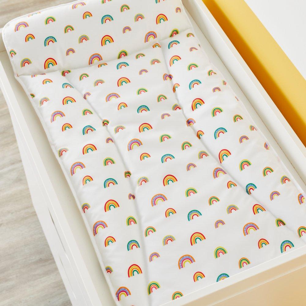 Ickle Bubba  Newborn Changing Mat - Rainbow Dreams - one