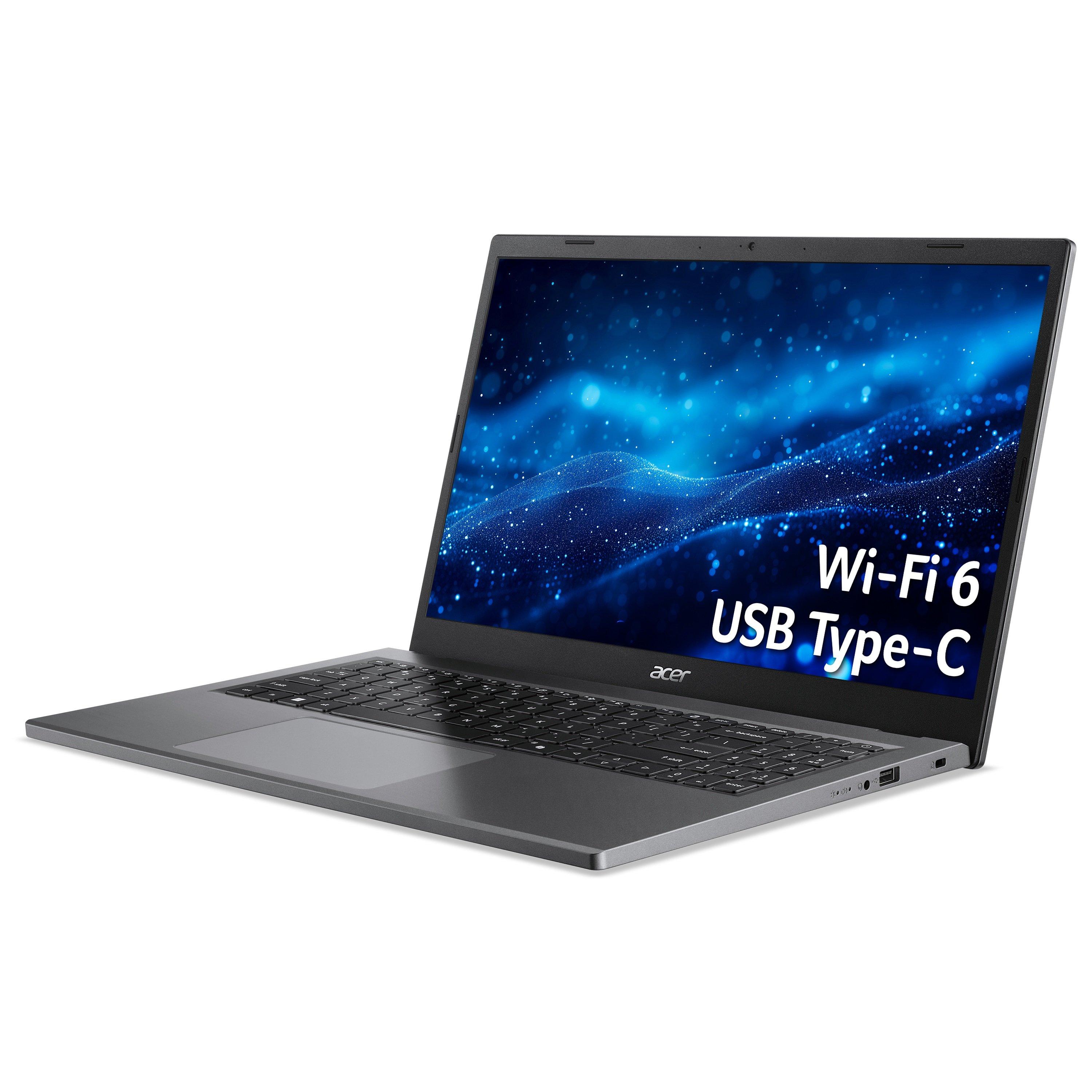 Iron / Grey - Acer - Acer Extensa 15 EX215-24 15 Inch Laptop - AMD Ryzen 5 7520U 16GB 512GB SSD Windows 11 Home - 4