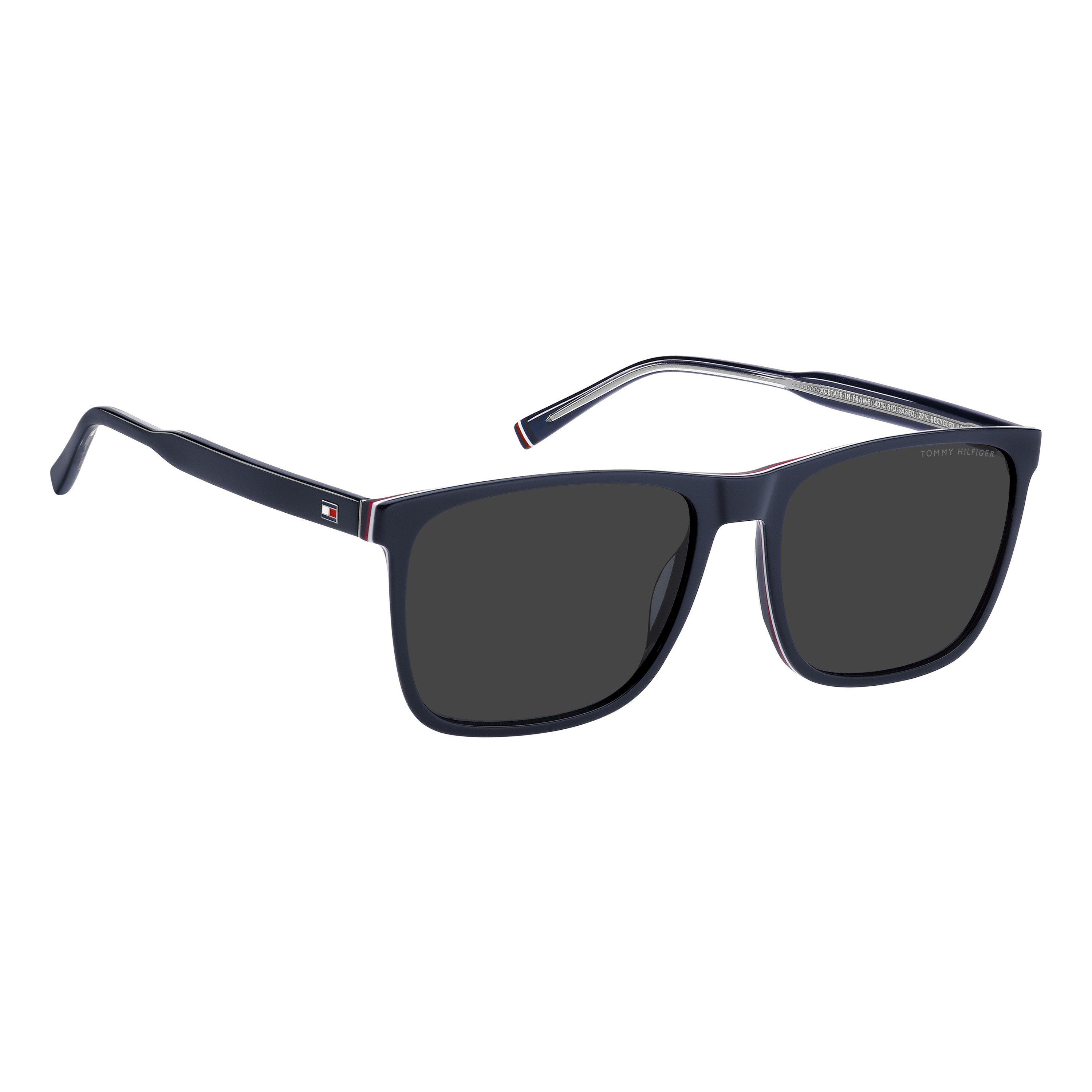 Blue - Tommy Hilfiger - Hil Sun Rectangular Sn71 - 3
