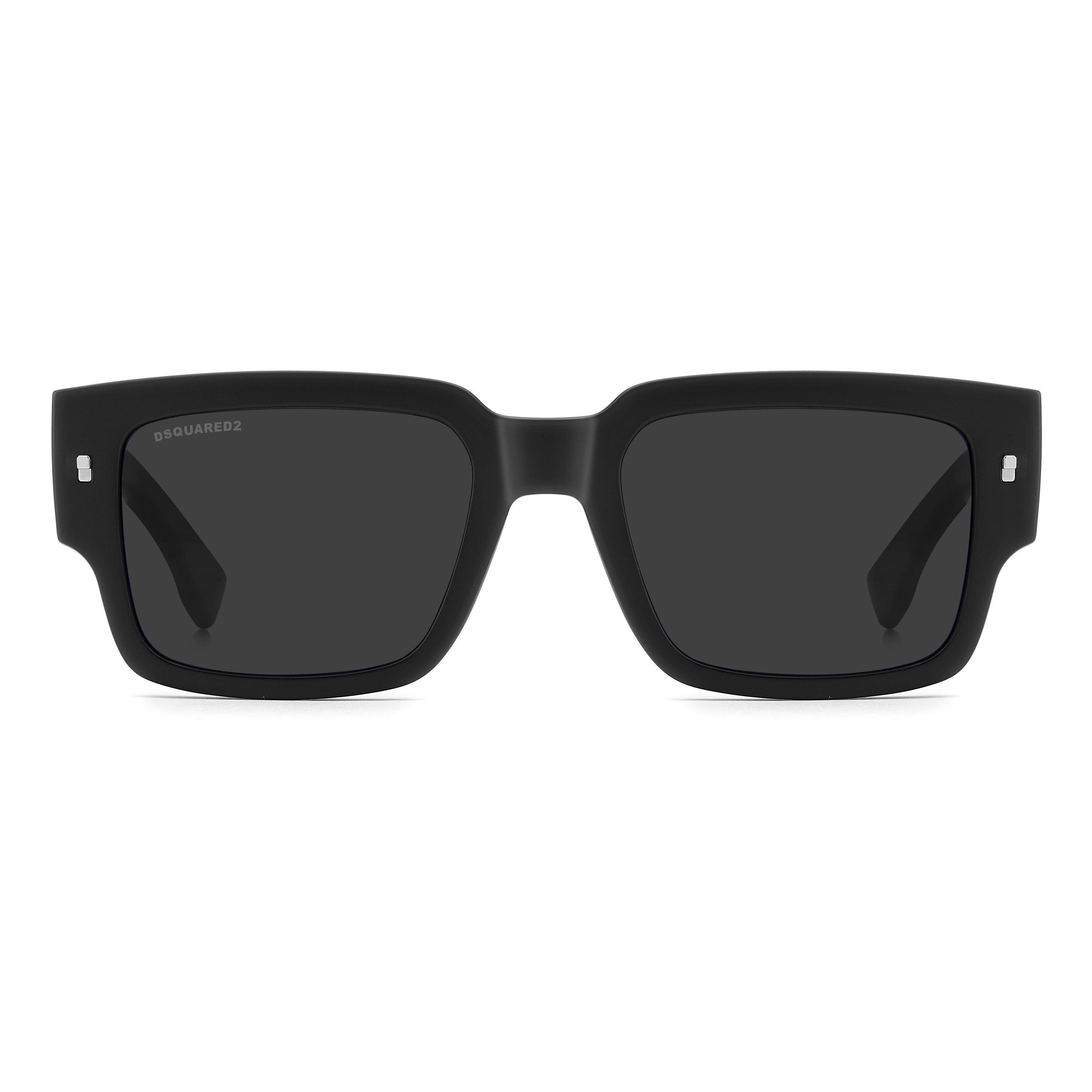 Matte Black - DSquared2 - DSQ Sun Rectangular Sn71 - 2