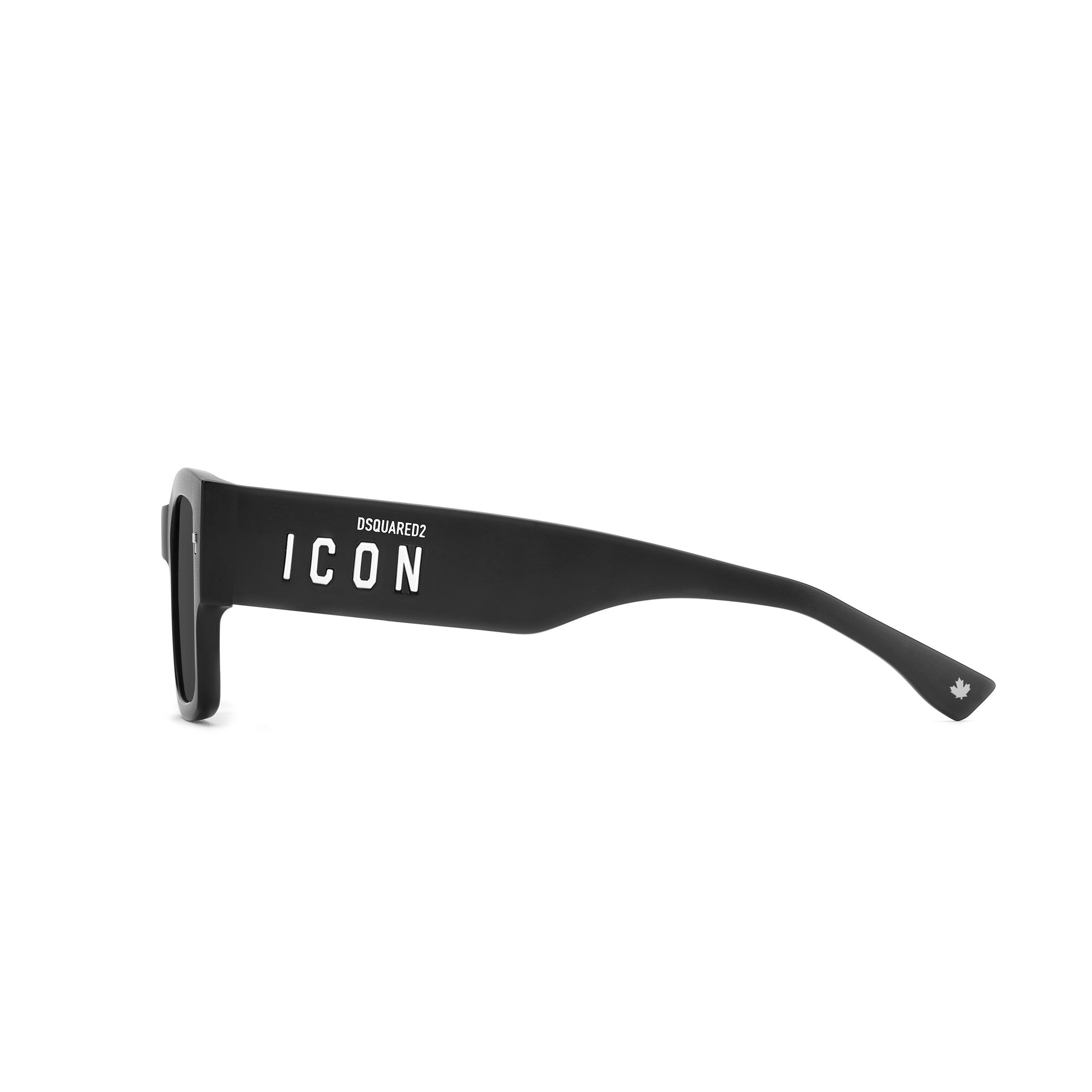 Matte Black - DSquared2 - DSQ Sun Rectangular Sn71 - 5