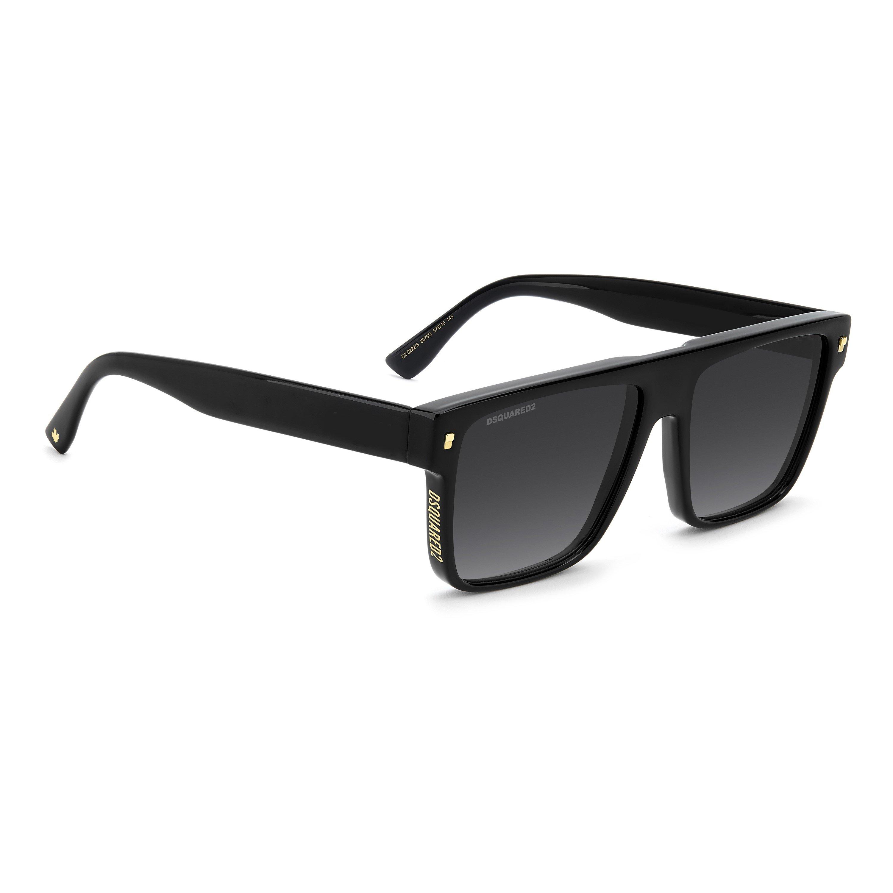 Black - DSquared2 - DSQ Sun Flat T SunGl Sn71 - 3