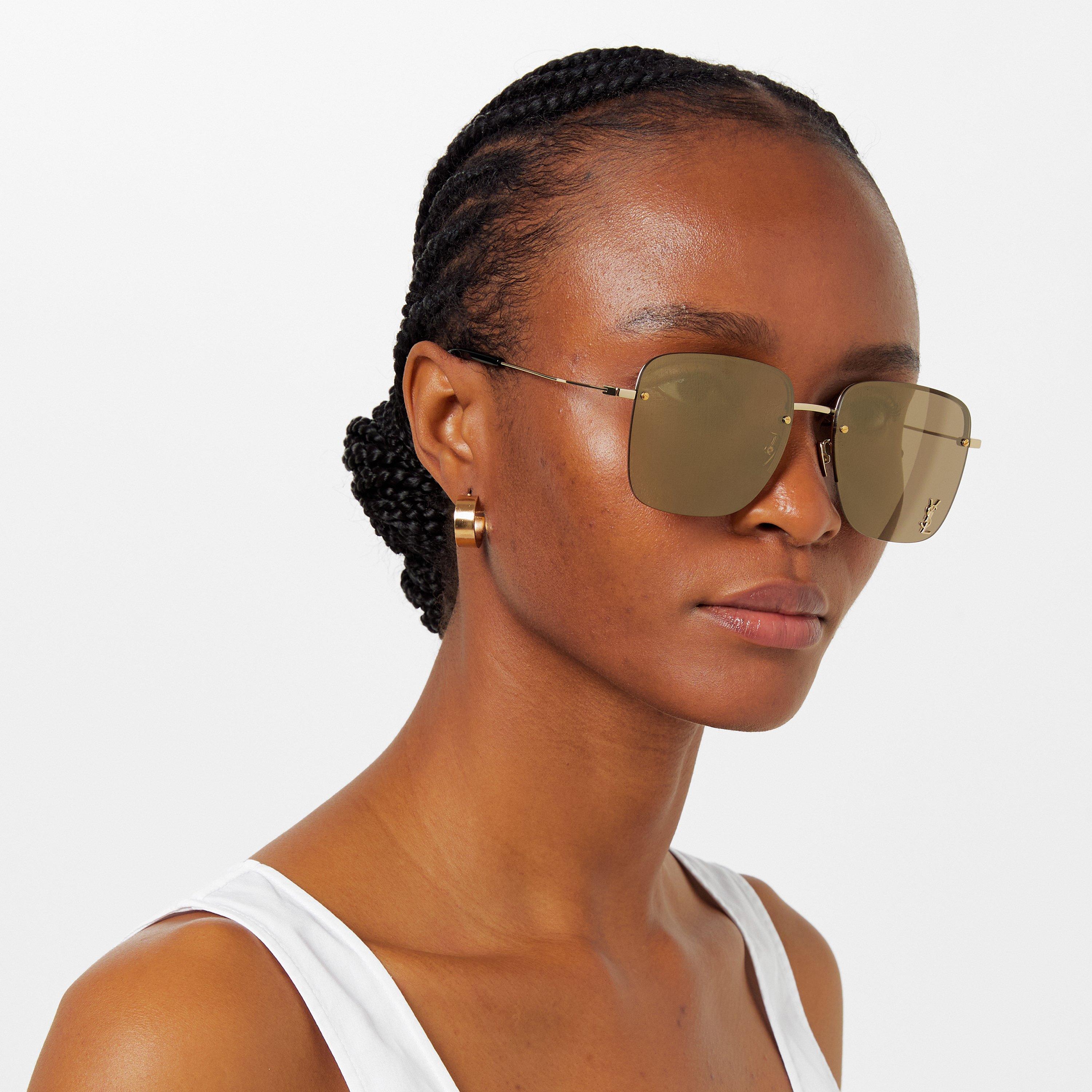 Gold - Saint Laurent - 312 Aviator Sunglasses - 2