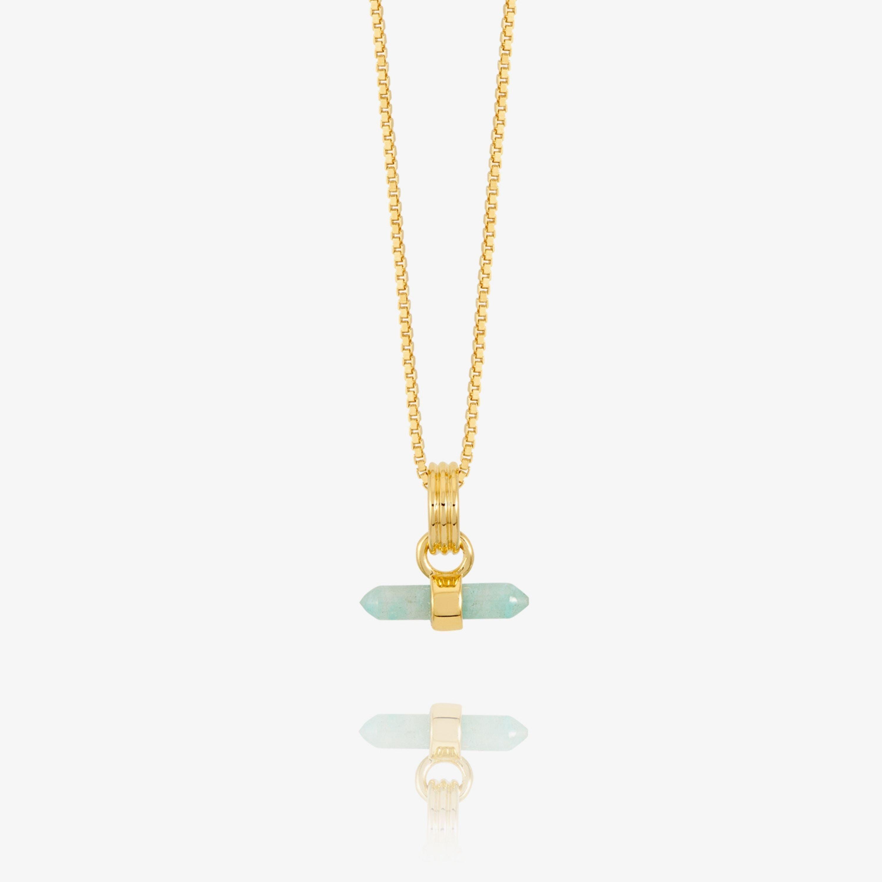 Womens Mini TBar NL Pendant Necklace