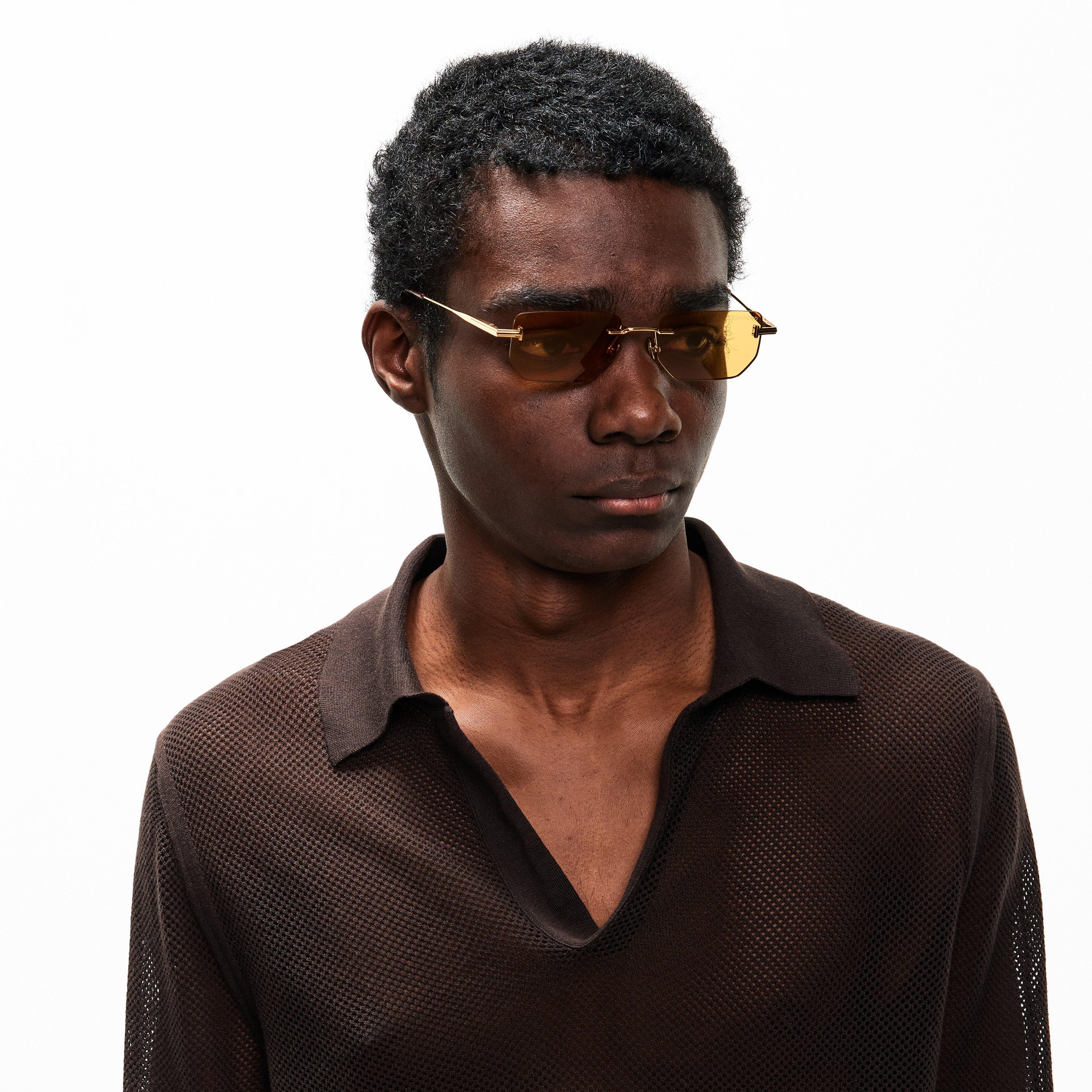 Deep Gold/Brown - Tom Ford - Mens Ethan TF1355 Sunglasses - 3