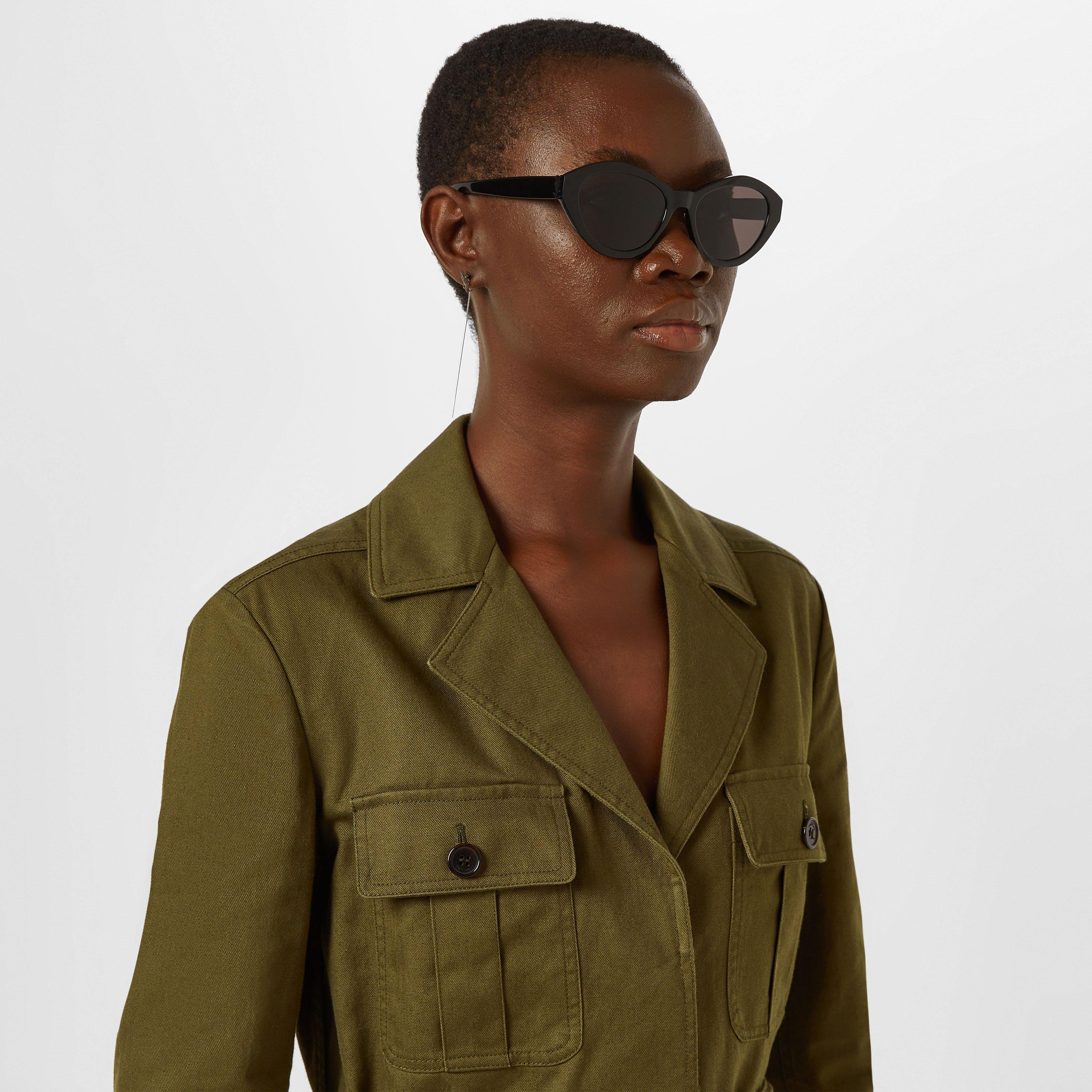 Black/Grey - Saint Laurent - Saint Laurent Sunglasses Sl M60 - 1