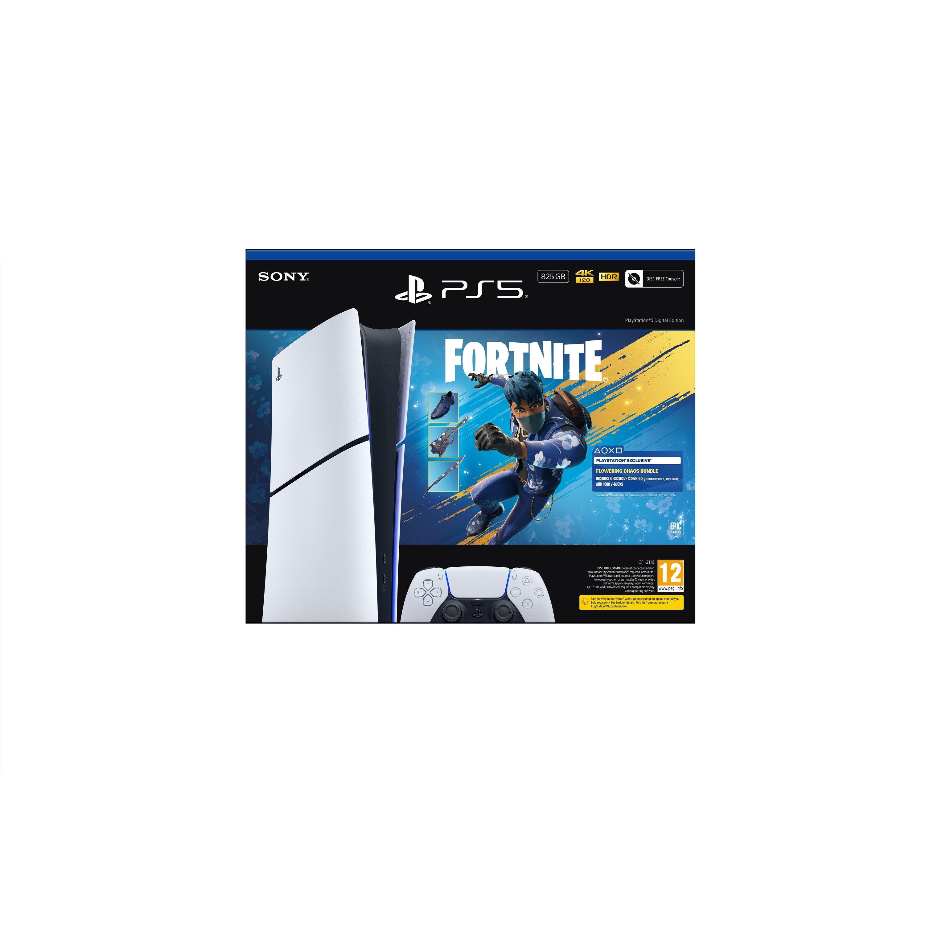 Playstation  Ps5 Digital Fortnite Flowering Chaos Bundle - Limited Edition