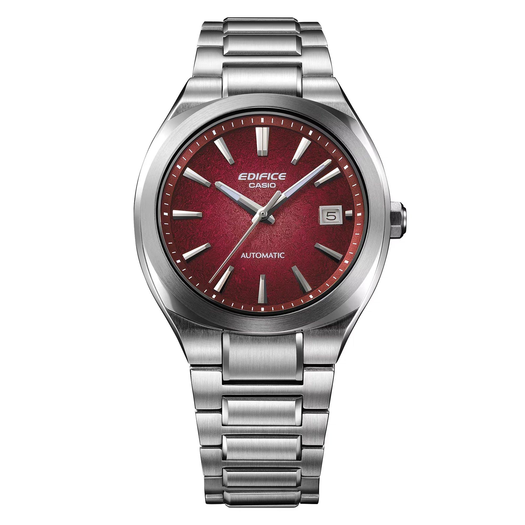 Silver/Red - Casio - Men's Edifice EFK-110D Watch - 2