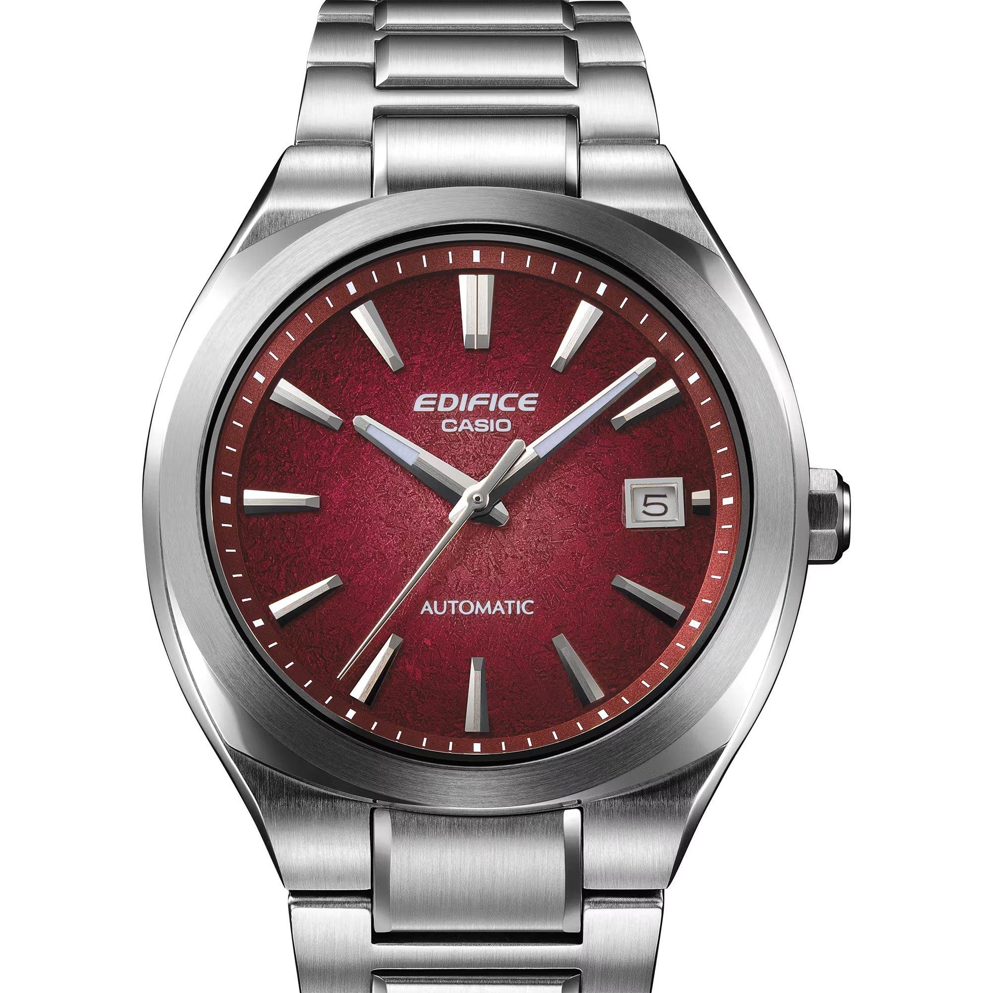 Silver/Red - Casio - Men's Edifice EFK-110D Watch - 3