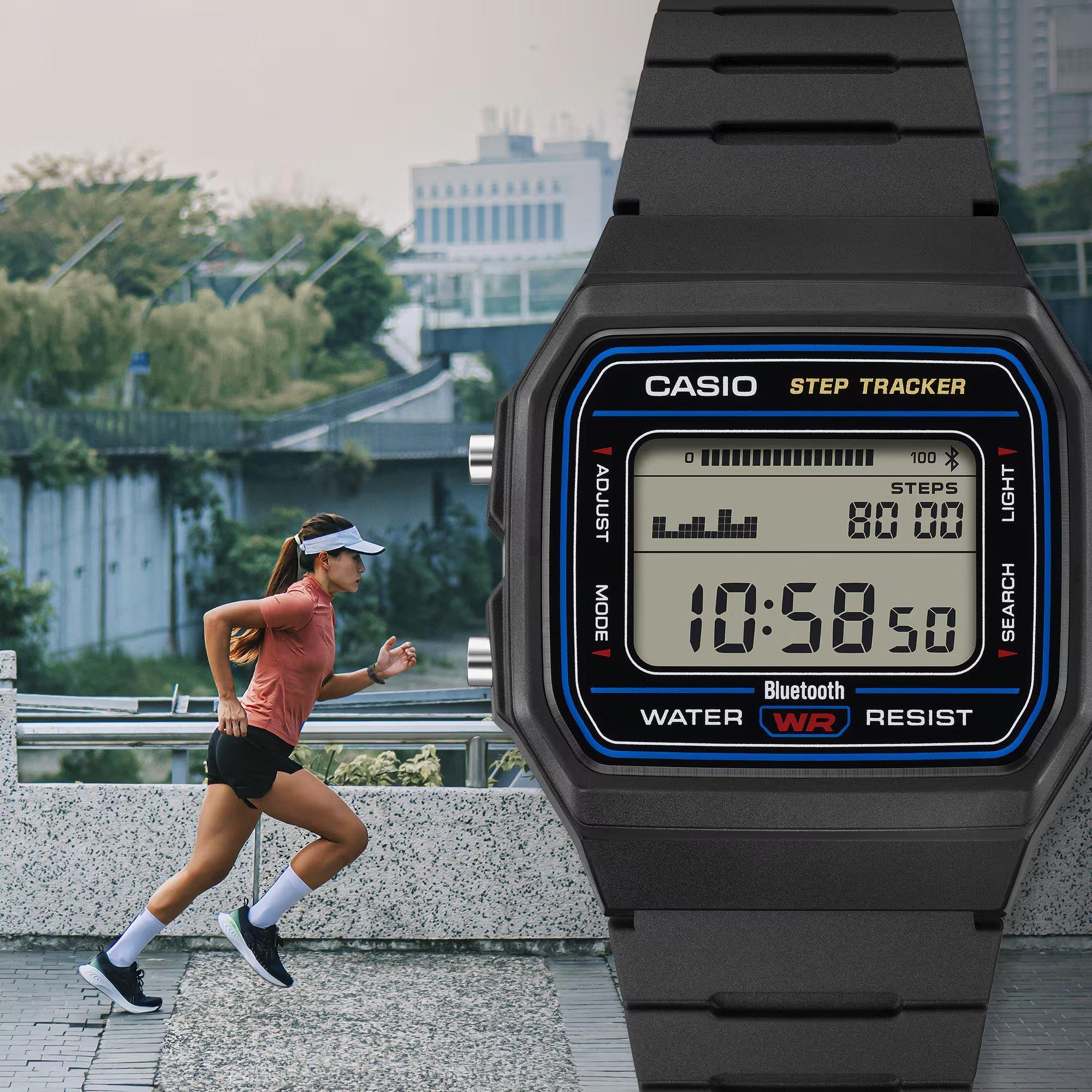 Black - Casio - F-B100W Watch - 7