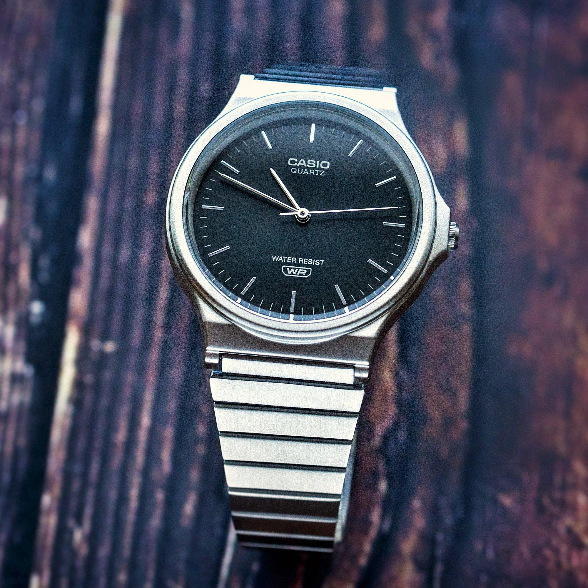 Silver/Black - Casio - Men's MQ-24DA Watch - 3